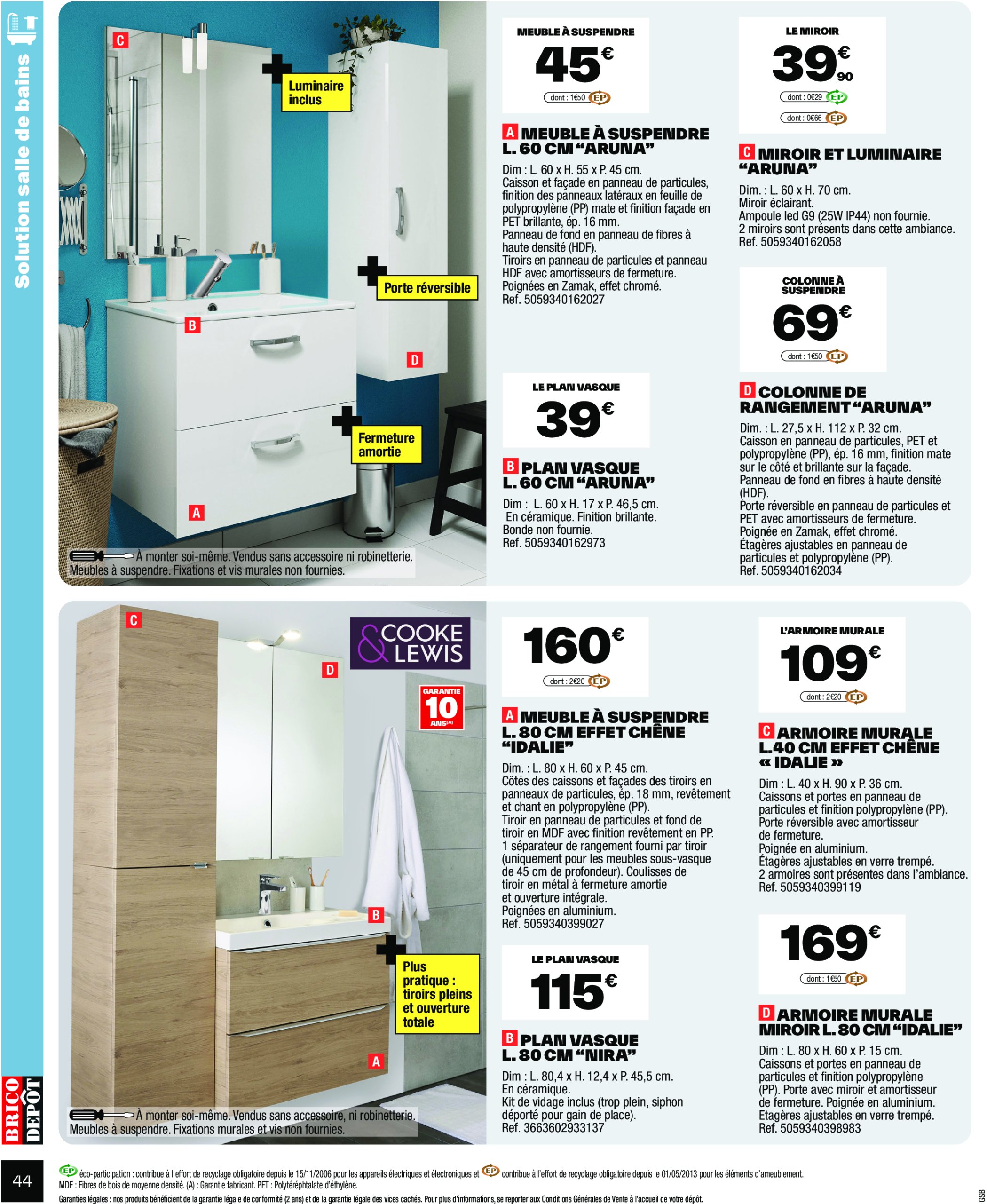 brico-depot - Catalogue Brico Dépôt valable du 20/06 au 03/07 - page: 44