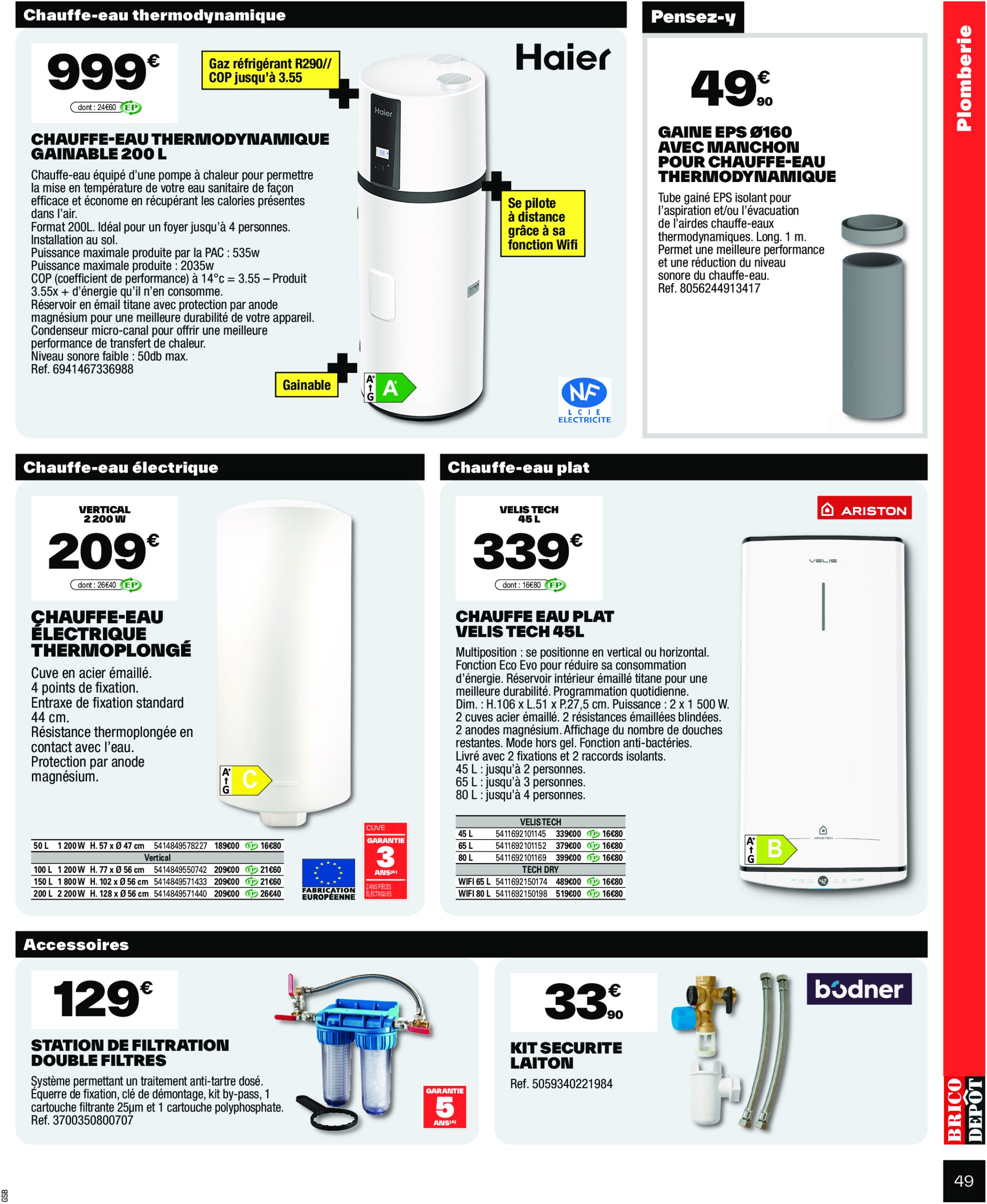 brico-depot - Catalogue Brico Dépôt valable du 20/06 au 03/07 - page: 49