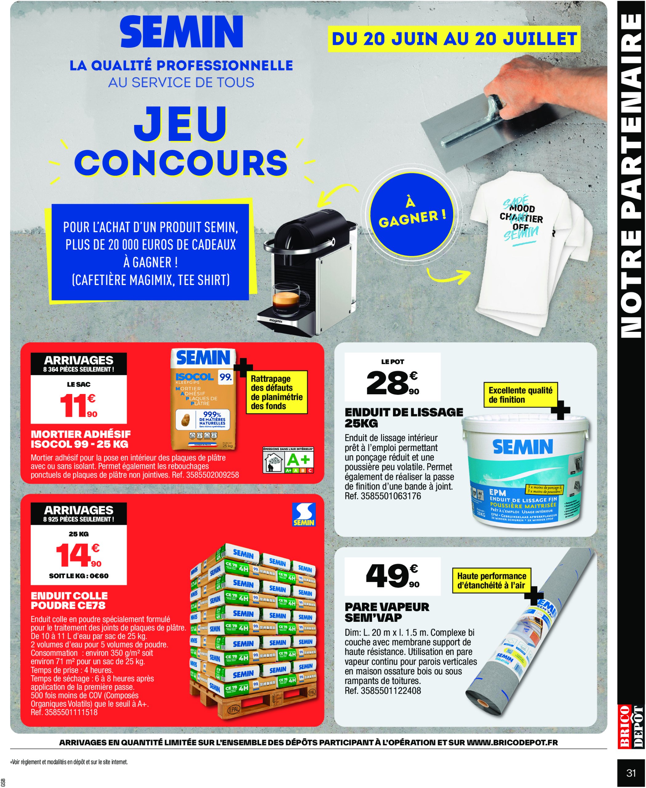 brico-depot - Catalogue Brico Dépôt valable du 20/06 au 03/07 - page: 31
