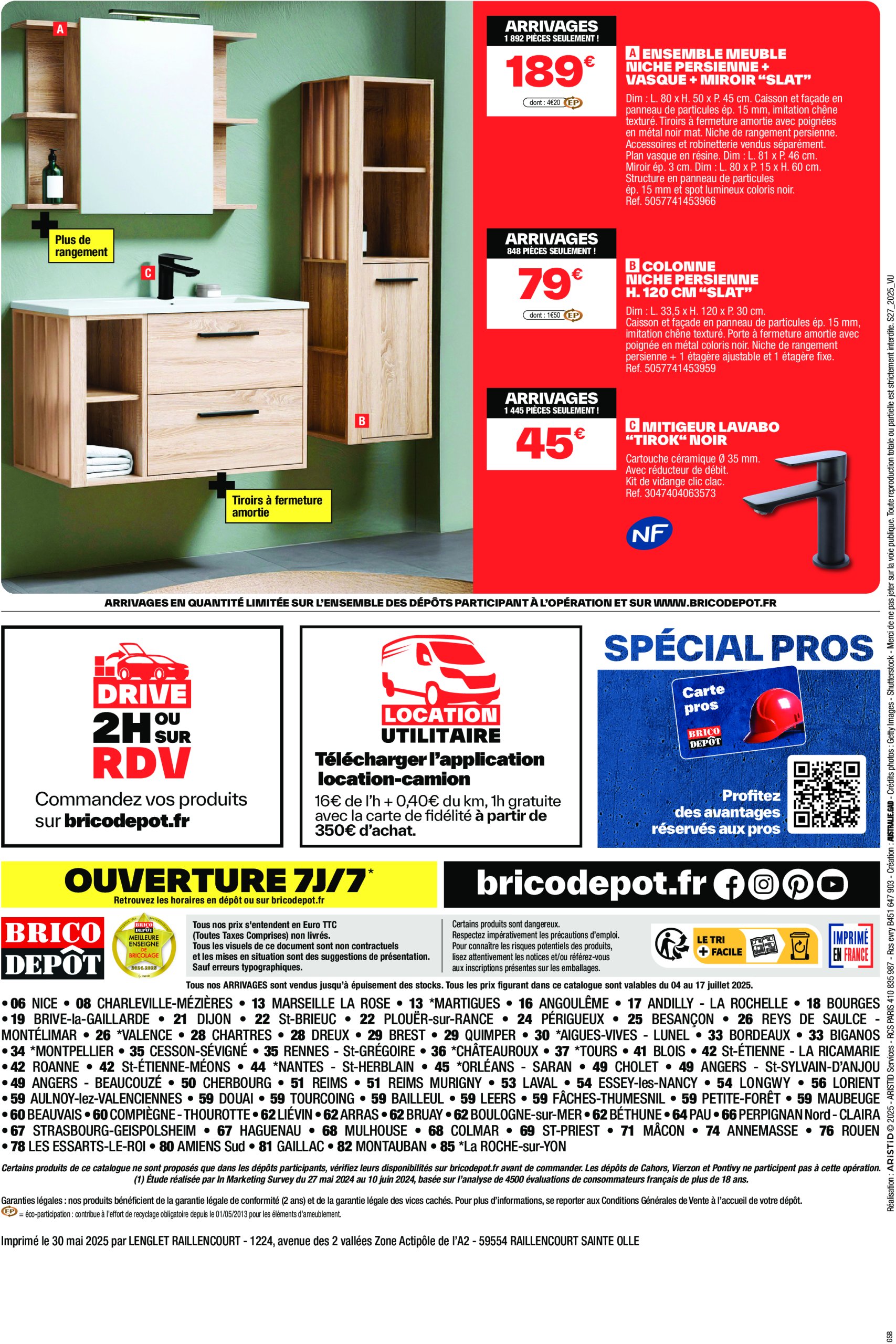 brico-depot - Catalogue Brico Dépôt valable du 04/07 au 17/07 - page: 24