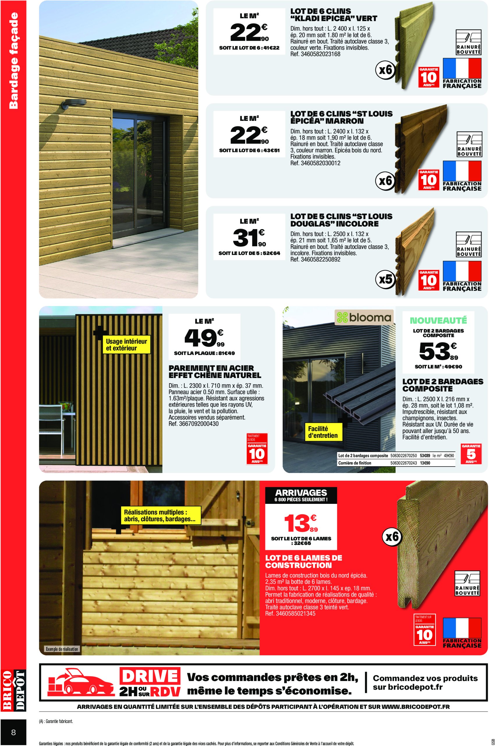 brico-depot - Catalogue Brico Dépôt valable du 04/07 au 17/07 - page: 8