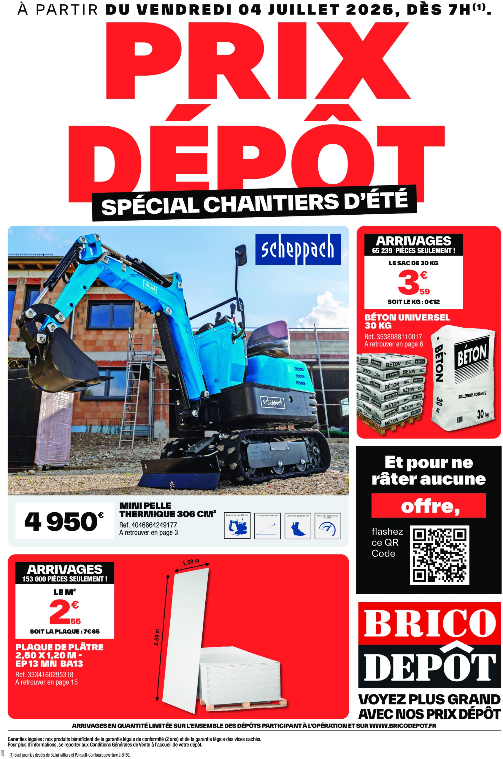brico-depot - Catalogue Brico Dépôt valable du 04/07 au 17/07