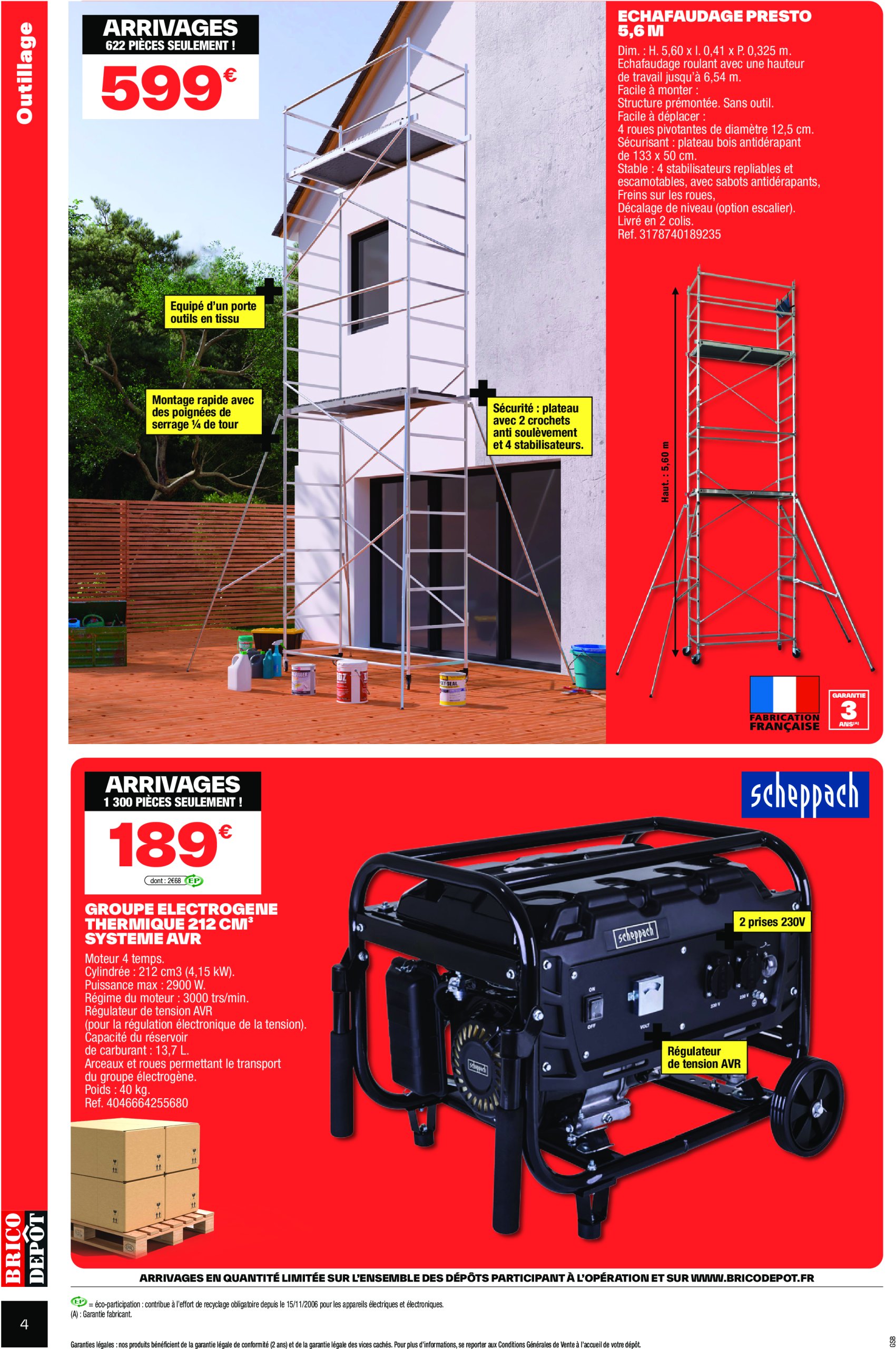 brico-depot - Catalogue Brico Dépôt valable du 04/07 au 17/07 - page: 4