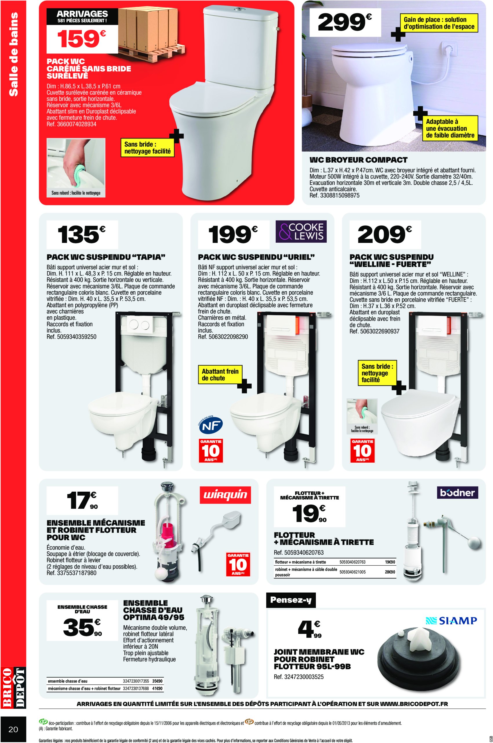 brico-depot - Catalogue Brico Dépôt valable du 04/07 au 17/07 - page: 20