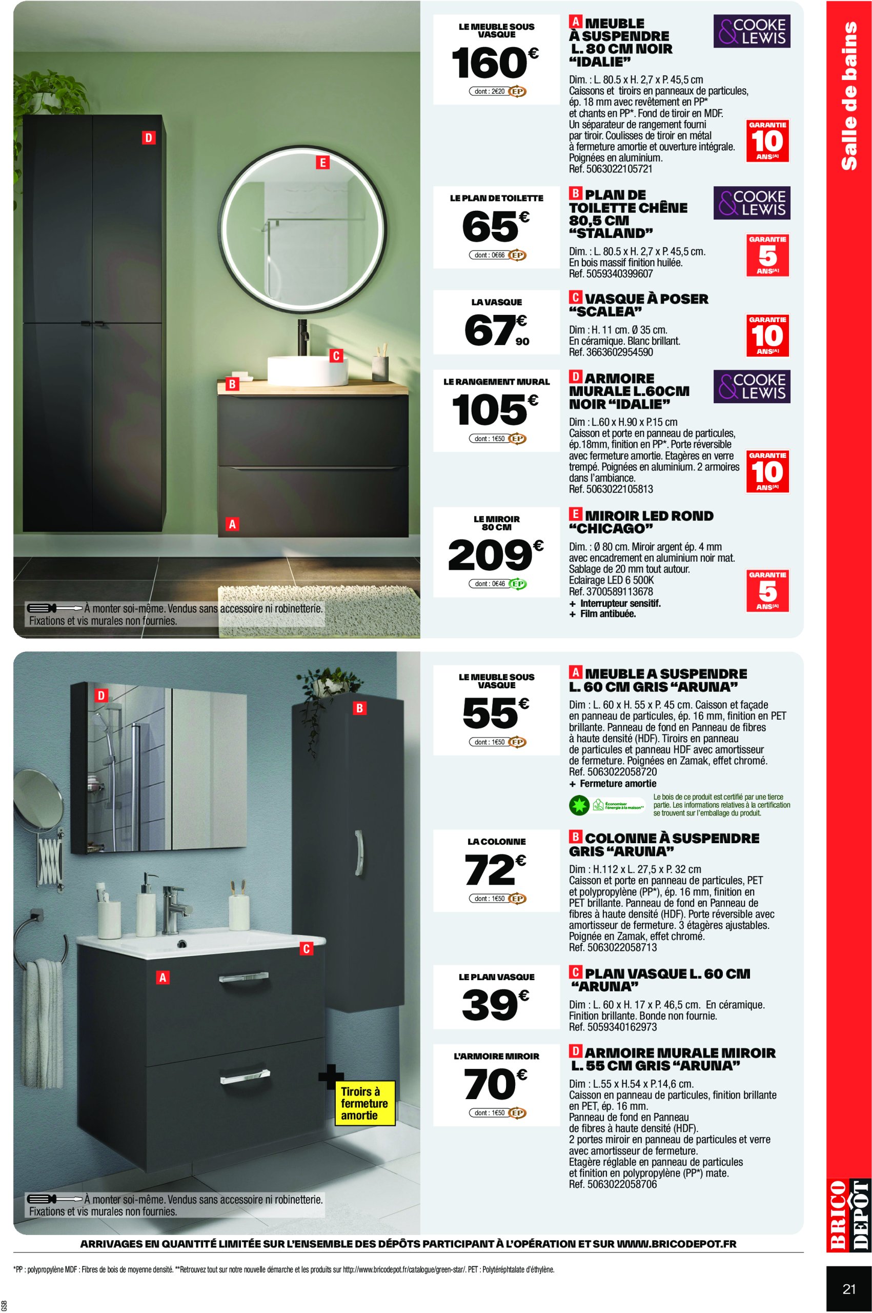 brico-depot - Catalogue Brico Dépôt valable du 04/07 au 17/07 - page: 21