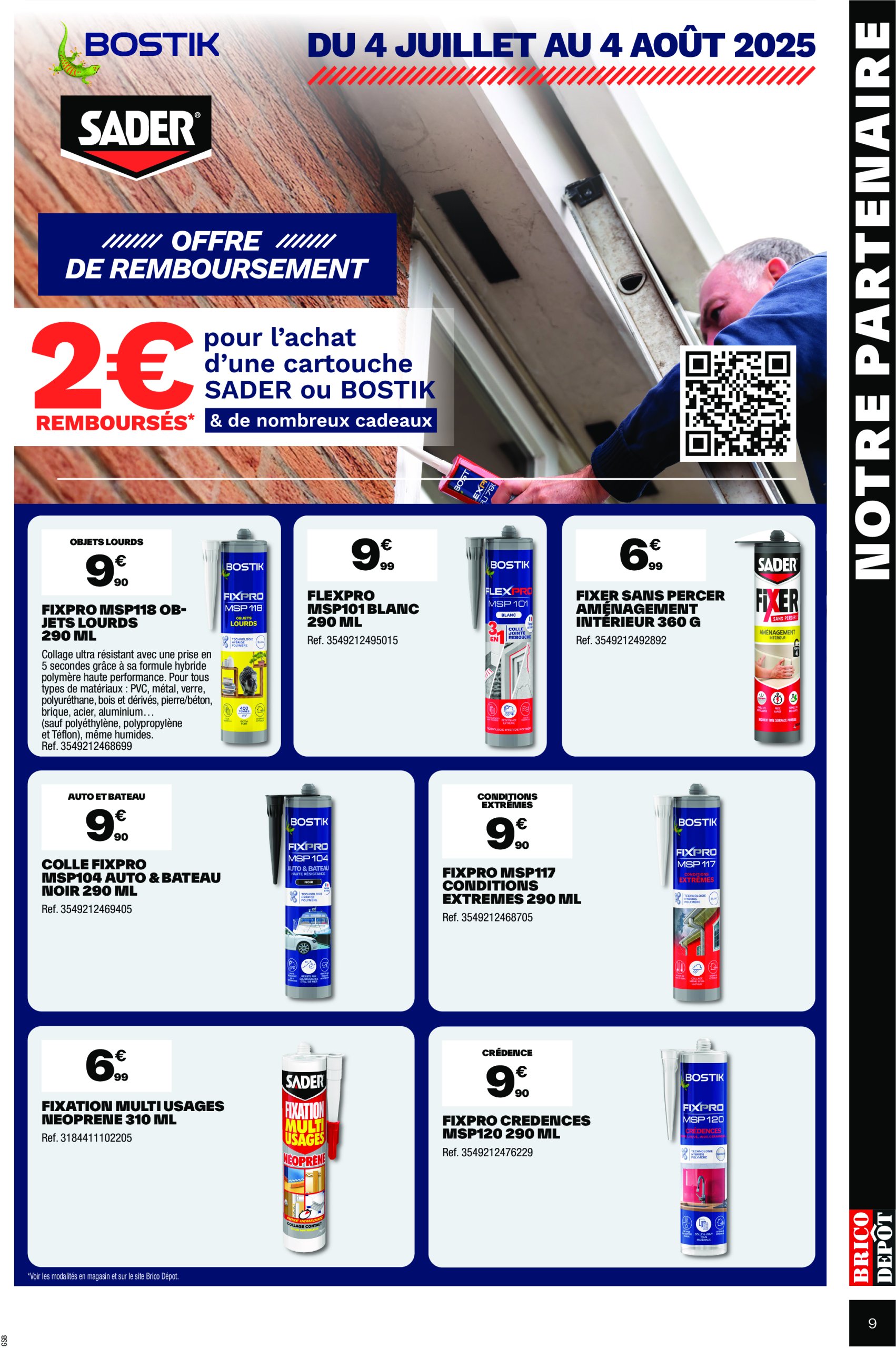 brico-depot - Catalogue Brico Dépôt valable du 04/07 au 17/07 - page: 9