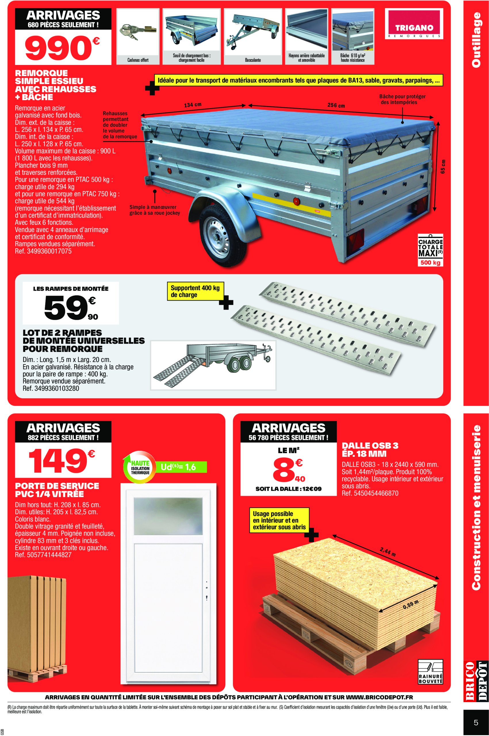 brico-depot - Catalogue Brico Dépôt valable du 04/07 au 17/07 - page: 5