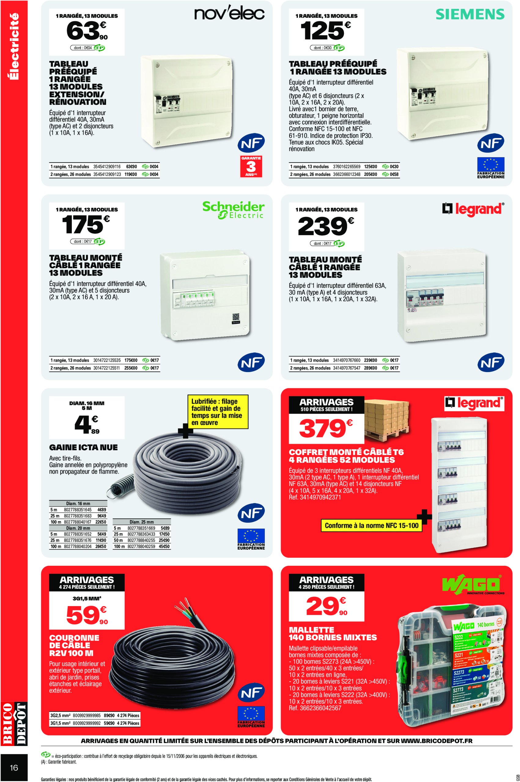 brico-depot - Catalogue Brico Dépôt valable du 04/07 au 17/07 - page: 16