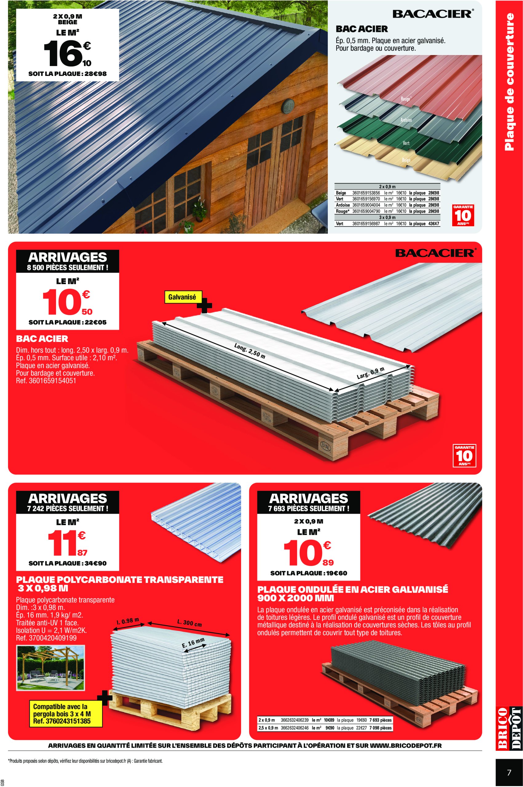 brico-depot - Catalogue Brico Dépôt valable du 04/07 au 17/07 - page: 7