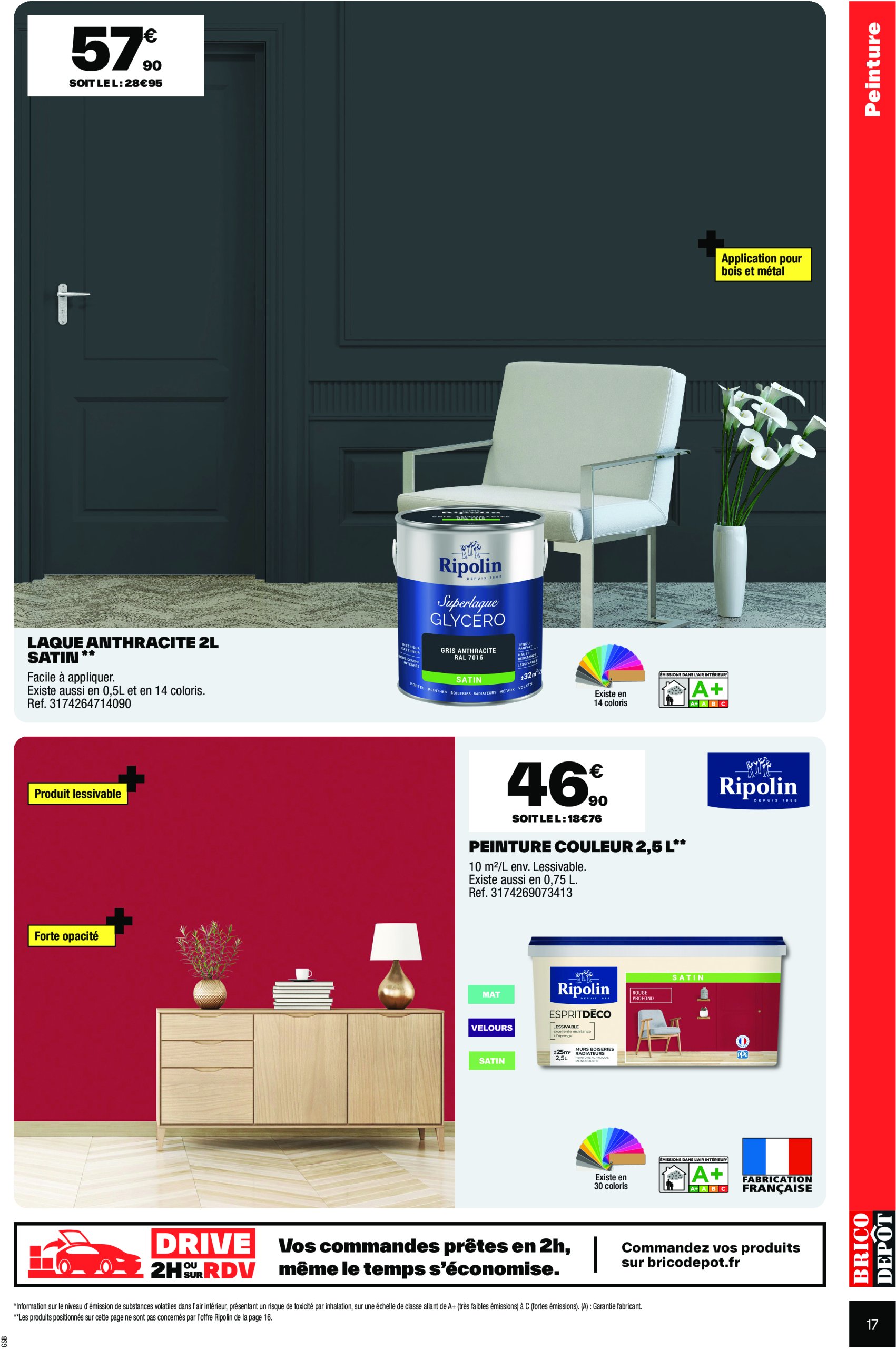 brico-depot - Catalogue Brico Dépôt valable du 18/07 au 07/08 - page: 17