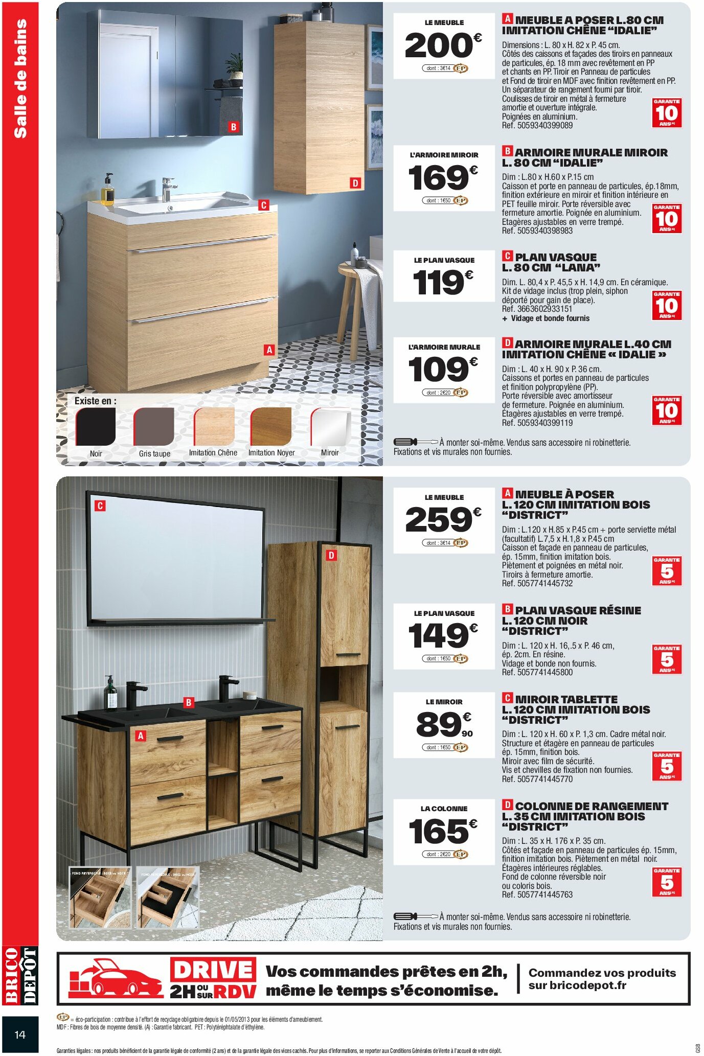 brico-depot - Catalogue Brico Dépôt valable du 22/08 au 04/09 - page: 14