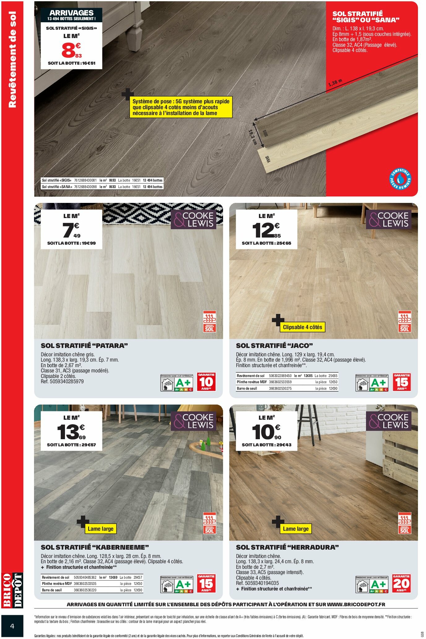 brico-depot - Catalogue Brico Dépôt valable du 22/08 au 04/09 - page: 4