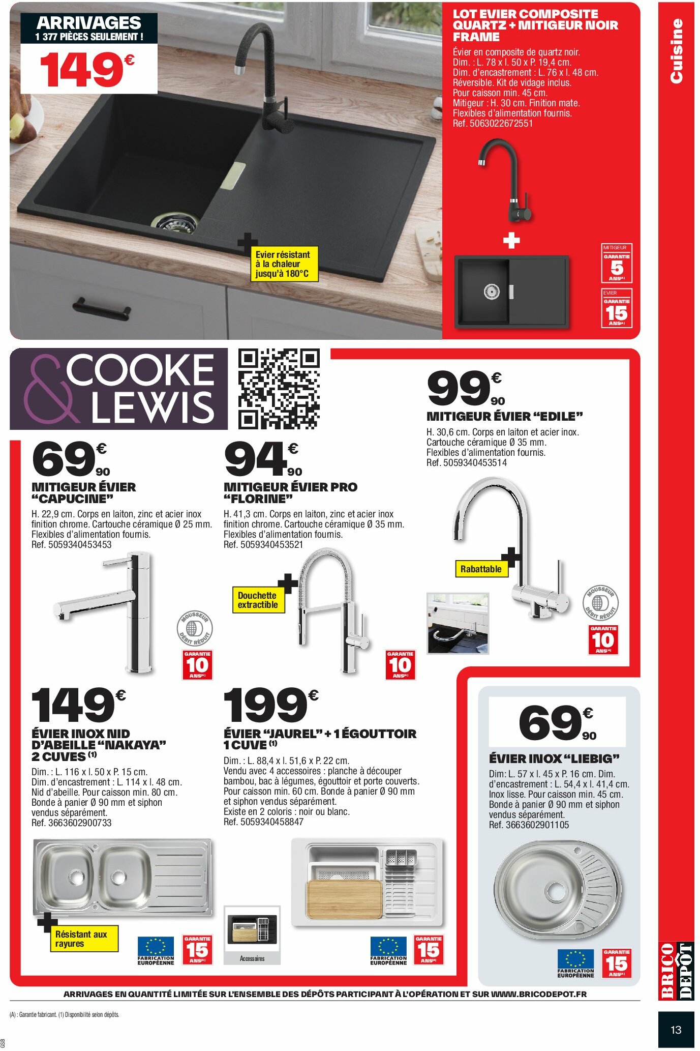 brico-depot - Catalogue Brico Dépôt valable du 22/08 au 04/09 - page: 13