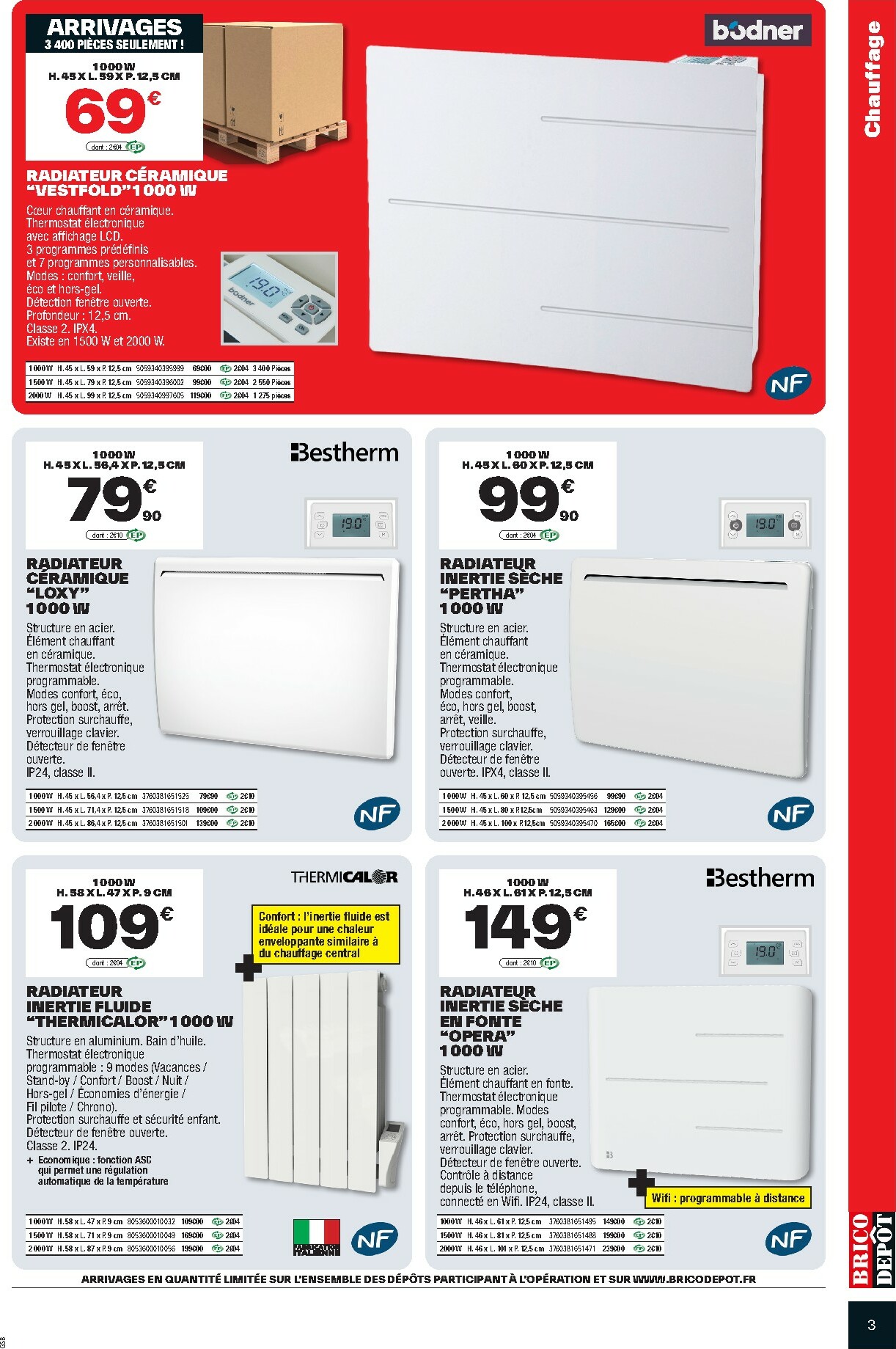 brico-depot - Catalogue Brico Dépôt valable du 26/09 au 09/10 - page: 3