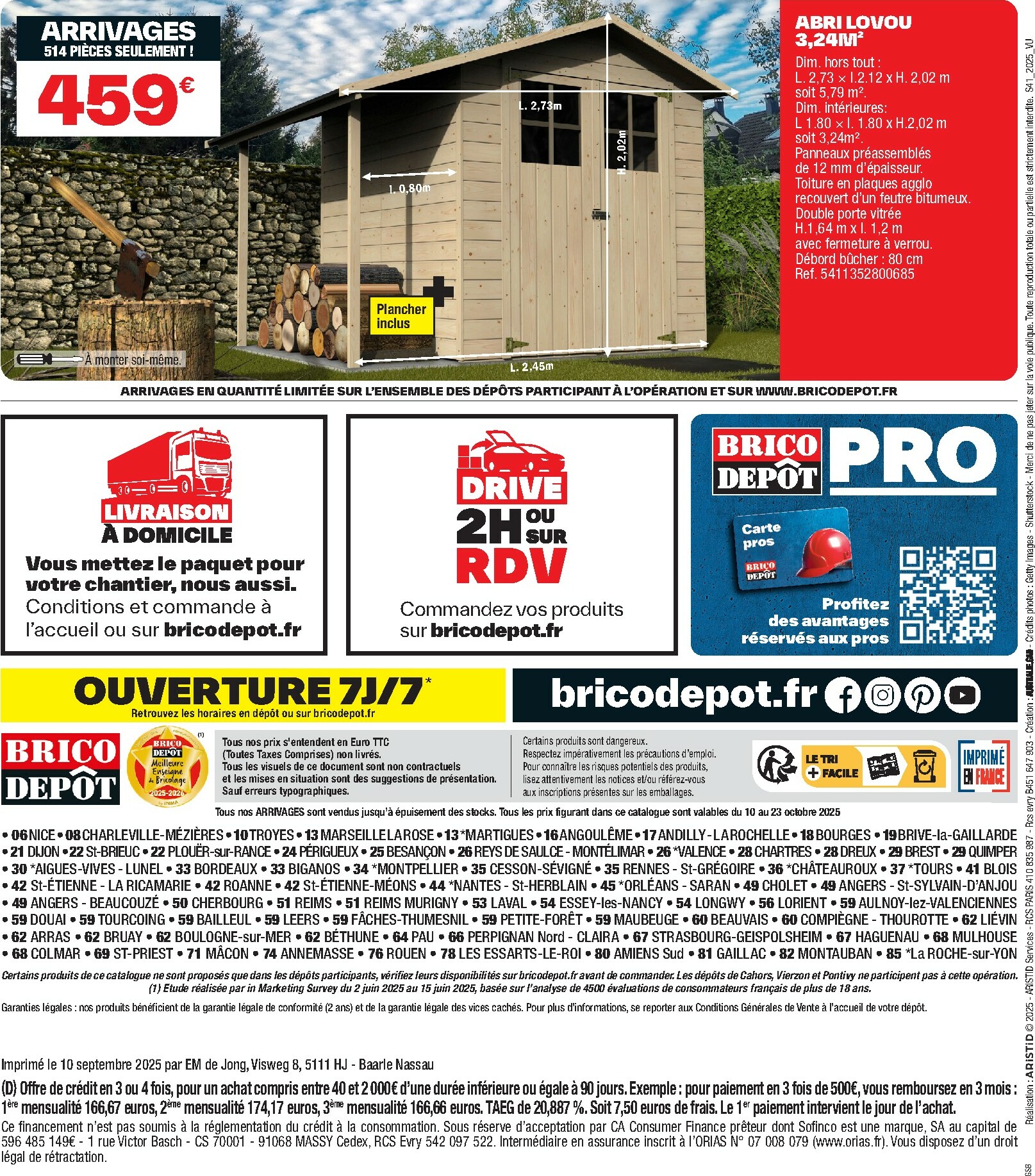 brico-depot - Catalogue Brico Dépôt valable du 10/10 au 23/10 - page: 52 brico-depot - Catalogue Brico Dépôt valable du 10/10 au 23/10 - page: 52