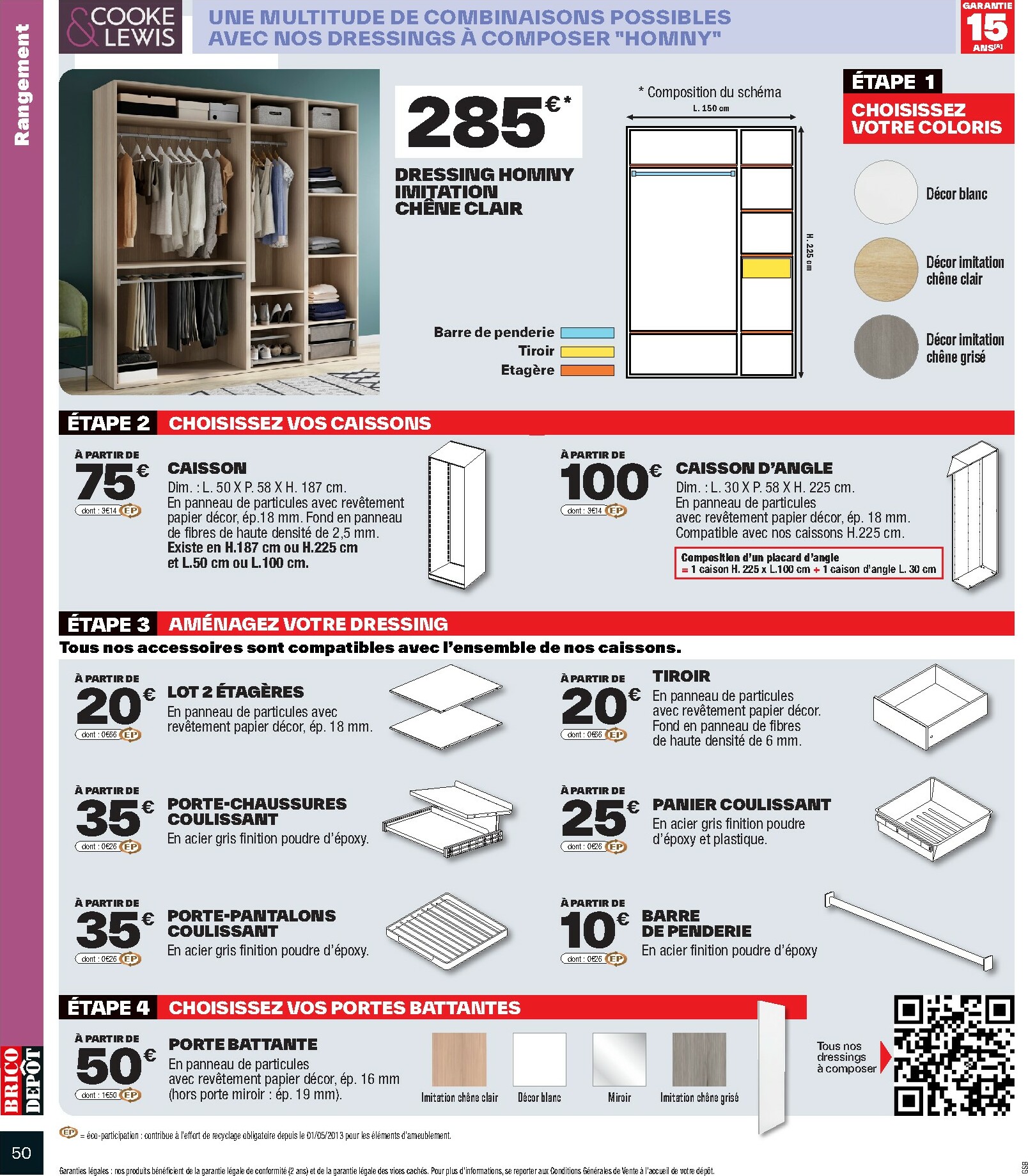 brico-depot - Catalogue Brico Dépôt valable du 10/10 au 23/10 - page: 50 brico-depot - Catalogue Brico Dépôt valable du 10/10 au 23/10 - page: 50
