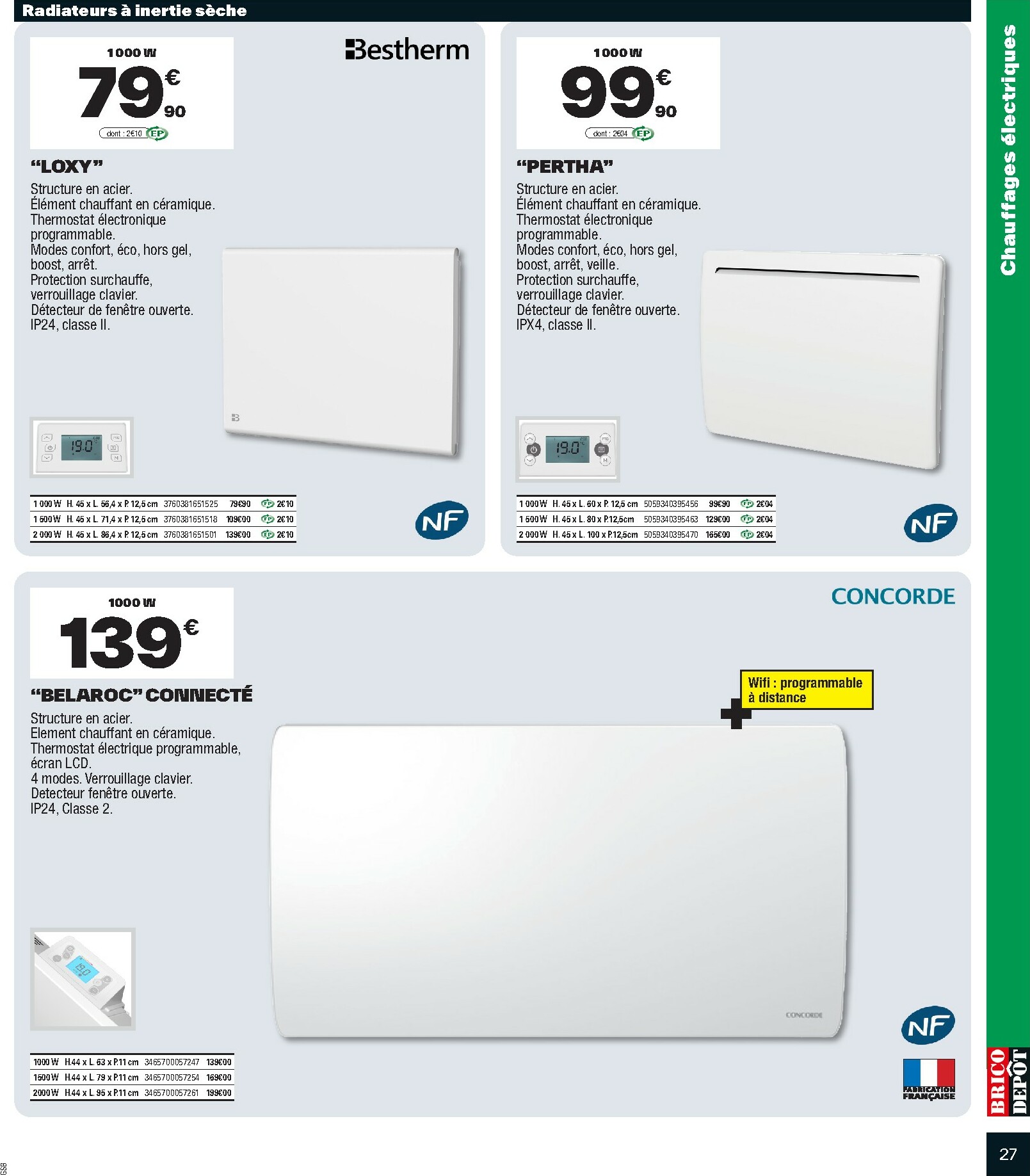 brico-depot - Catalogue Brico Dépôt valable du 10/10 au 23/10 - page: 27 brico-depot - Catalogue Brico Dépôt valable du 10/10 au 23/10 - page: 27