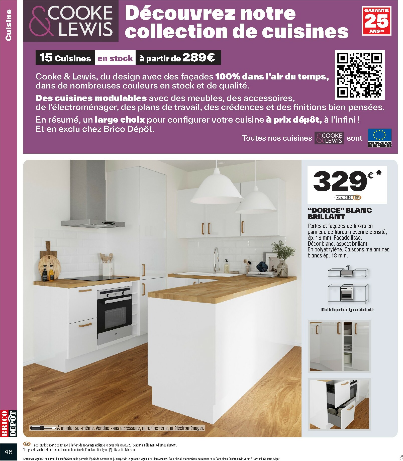 brico-depot - Catalogue Brico Dépôt valable du 10/10 au 23/10 - page: 46 brico-depot - Catalogue Brico Dépôt valable du 10/10 au 23/10 - page: 46