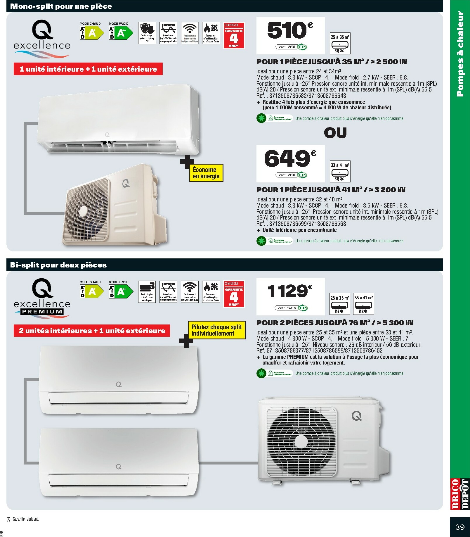 brico-depot - Catalogue Brico Dépôt valable du 10/10 au 23/10 - page: 39 brico-depot - Catalogue Brico Dépôt valable du 10/10 au 23/10 - page: 39