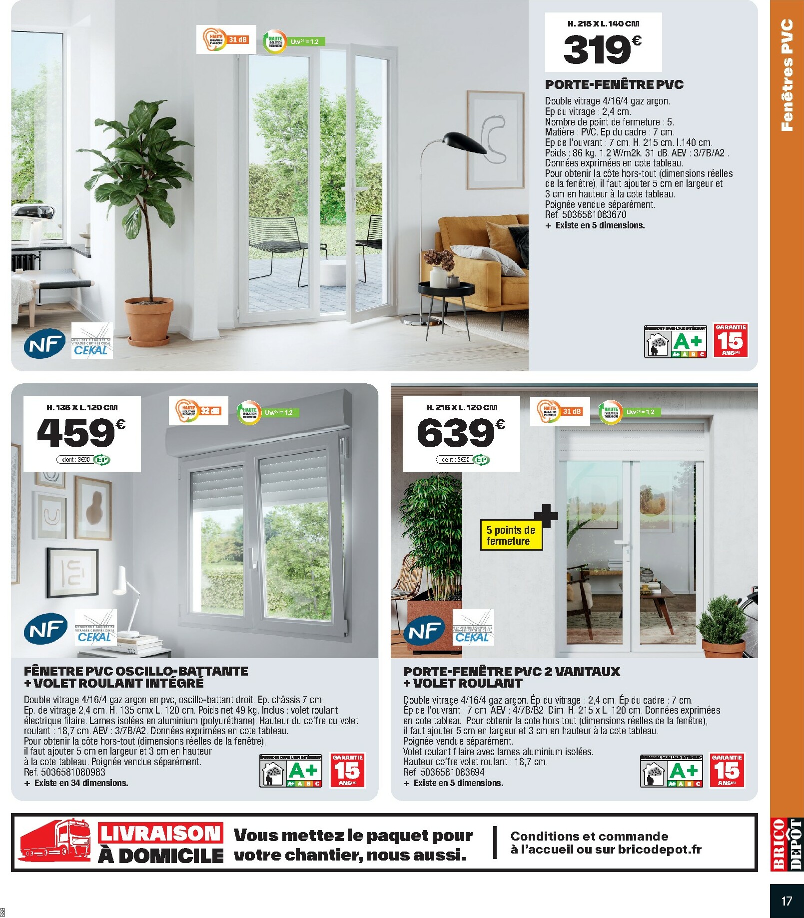 brico-depot - Catalogue Brico Dépôt valable du 10/10 au 23/10 - page: 17 brico-depot - Catalogue Brico Dépôt valable du 10/10 au 23/10 - page: 17