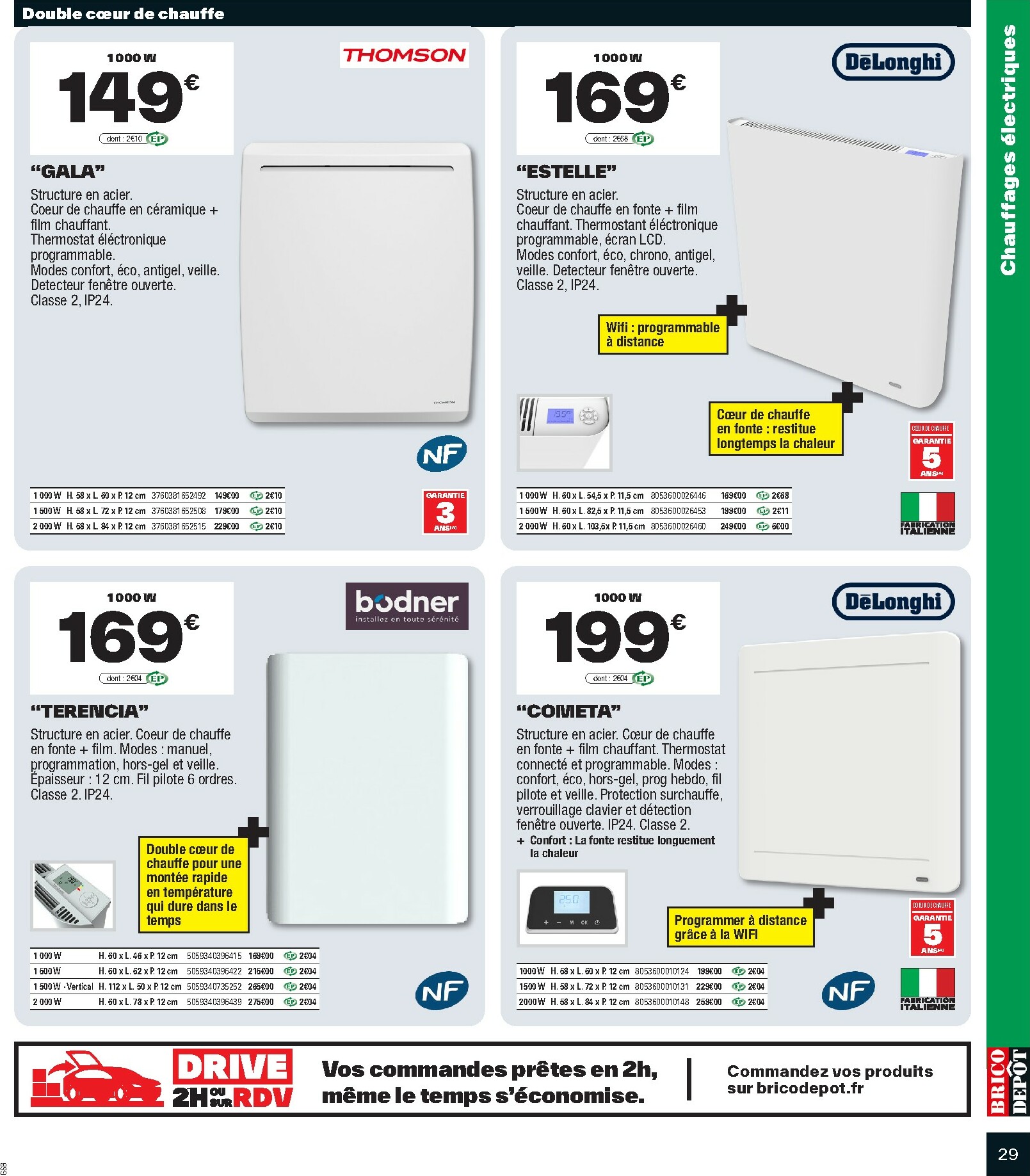 brico-depot - Catalogue Brico Dépôt valable du 10/10 au 23/10 - page: 29 brico-depot - Catalogue Brico Dépôt valable du 10/10 au 23/10 - page: 29