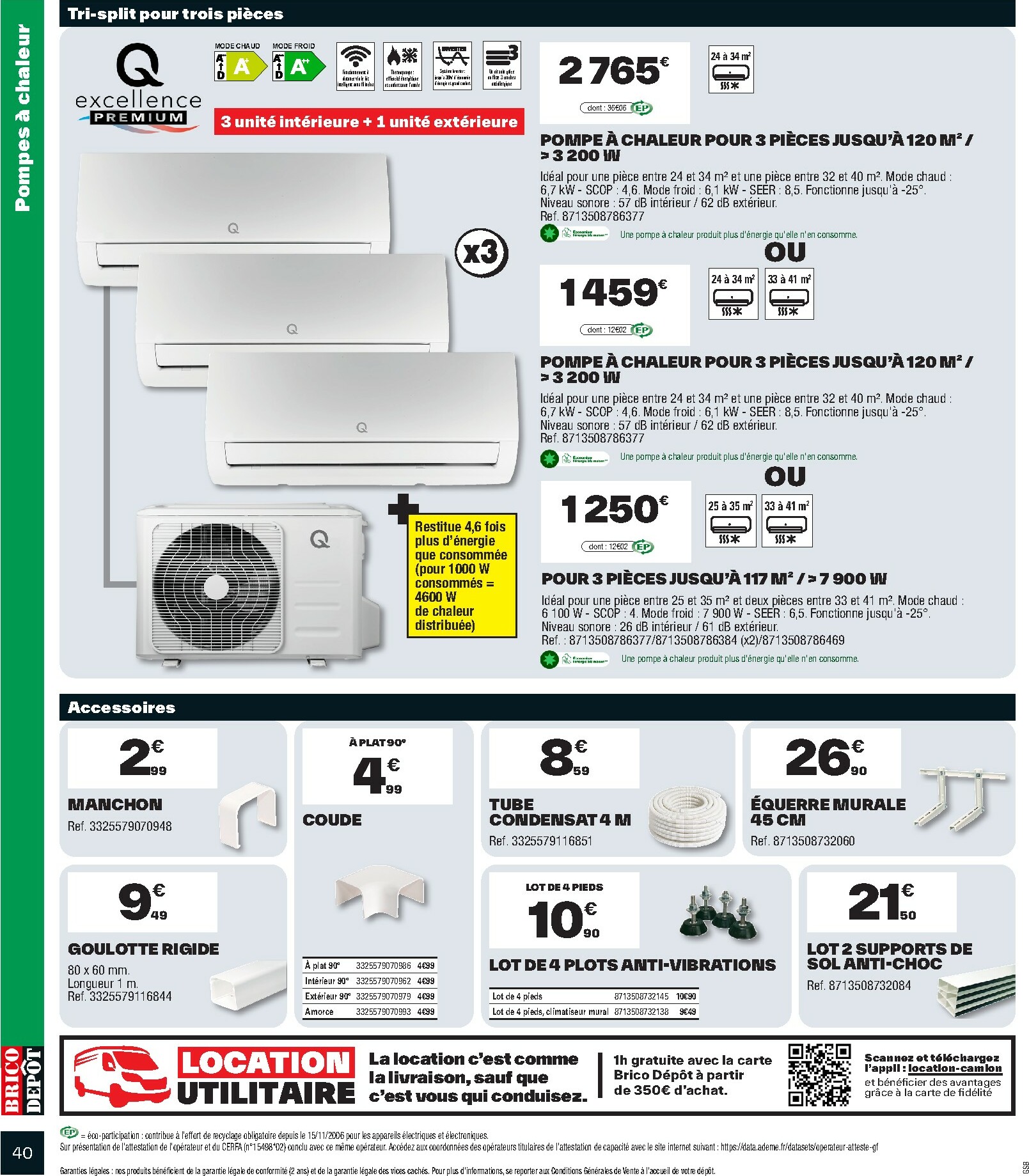 brico-depot - Catalogue Brico Dépôt valable du 10/10 au 23/10 - page: 40 brico-depot - Catalogue Brico Dépôt valable du 10/10 au 23/10 - page: 40