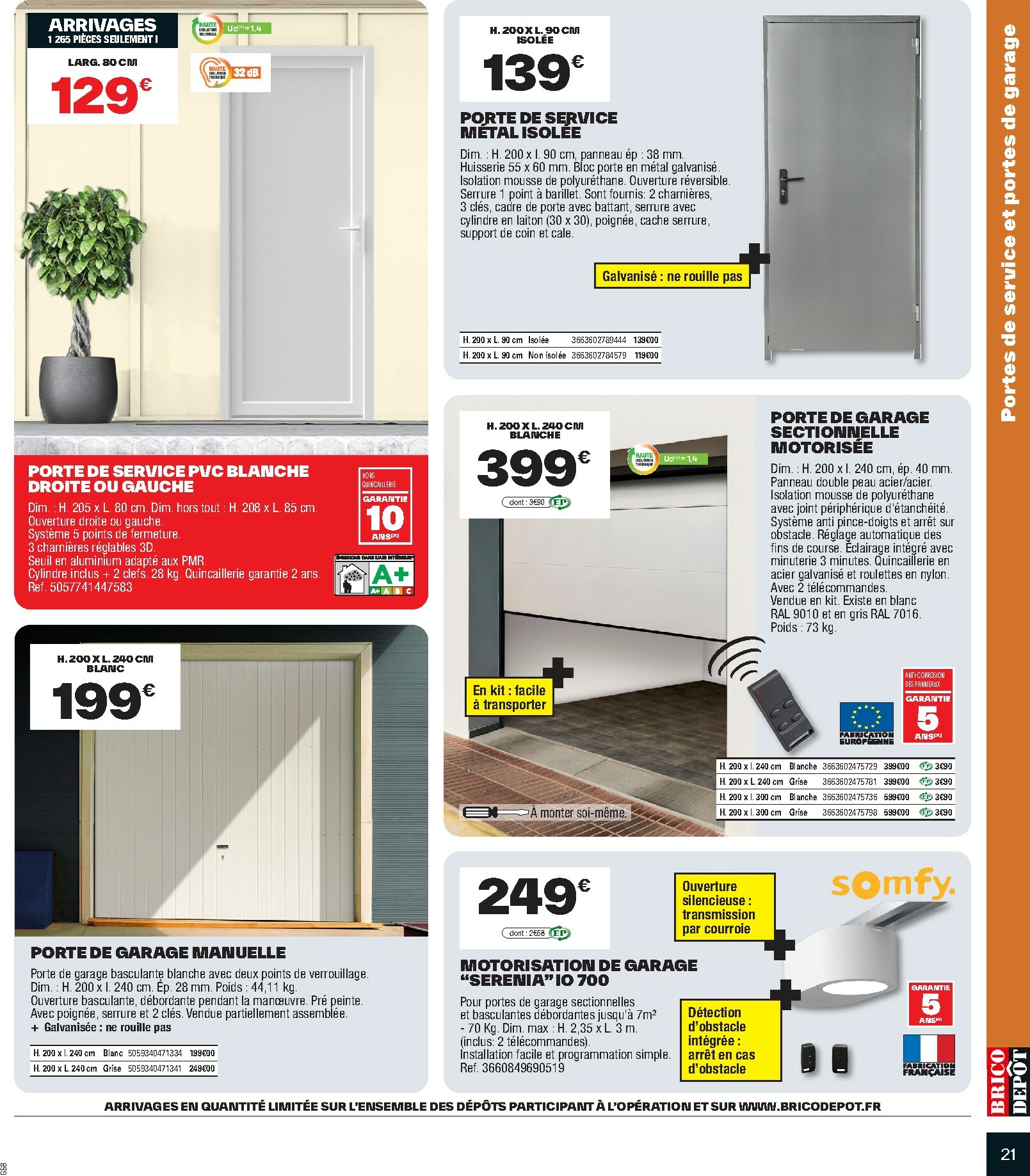 brico-depot - Catalogue Brico Dépôt valable du 10/10 au 23/10 - page: 21 brico-depot - Catalogue Brico Dépôt valable du 10/10 au 23/10 - page: 21