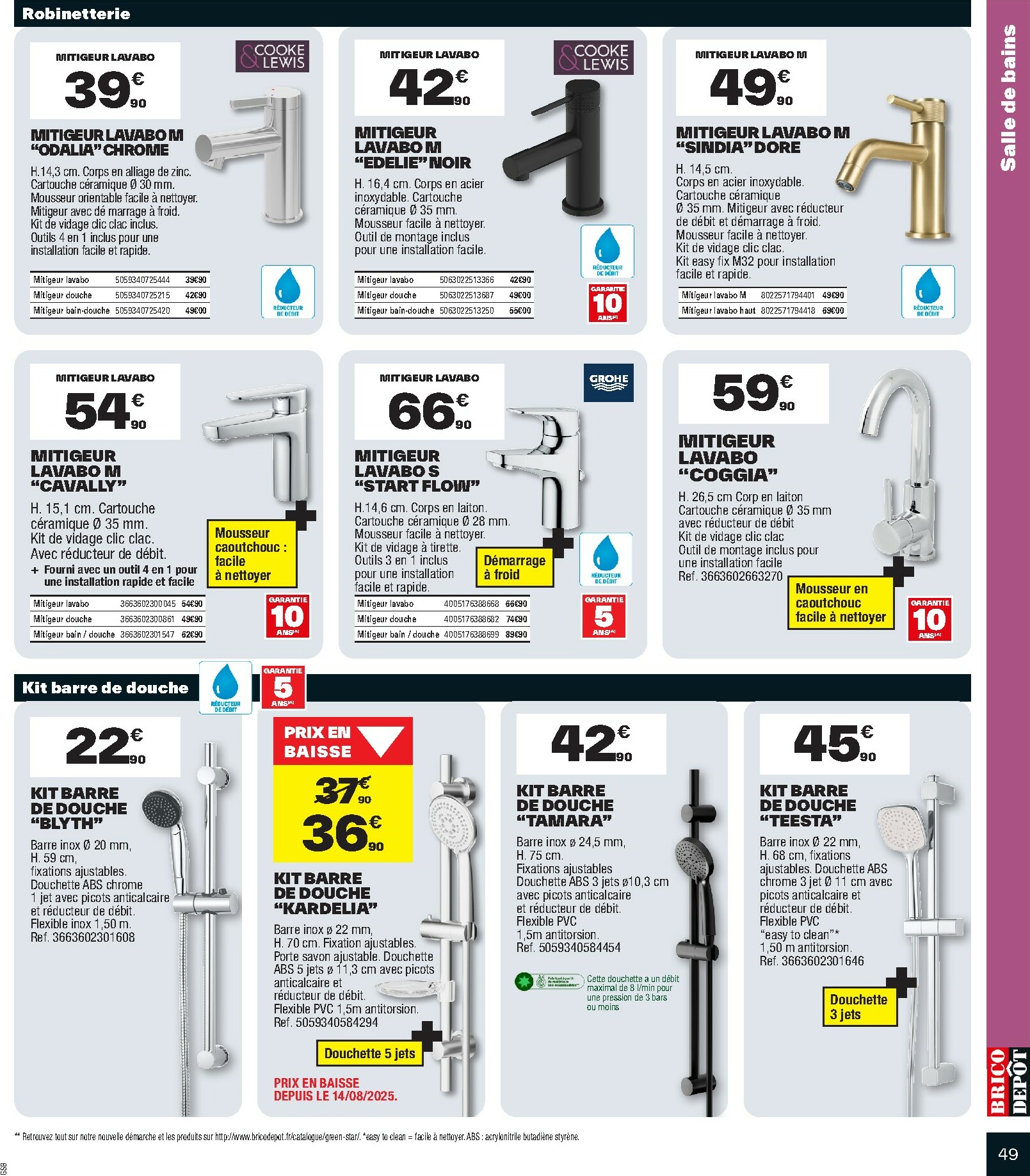 brico-depot - Catalogue Brico Dépôt valable du 10/10 au 23/10 - page: 49 brico-depot - Catalogue Brico Dépôt valable du 10/10 au 23/10 - page: 49