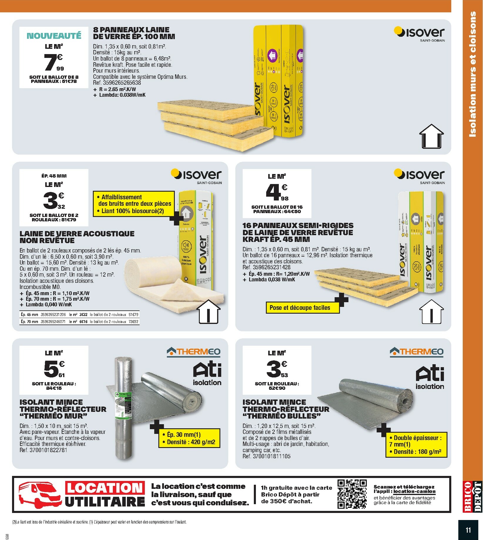 brico-depot - Catalogue Brico Dépôt valable du 10/10 au 23/10 - page: 11 brico-depot - Catalogue Brico Dépôt valable du 10/10 au 23/10 - page: 11