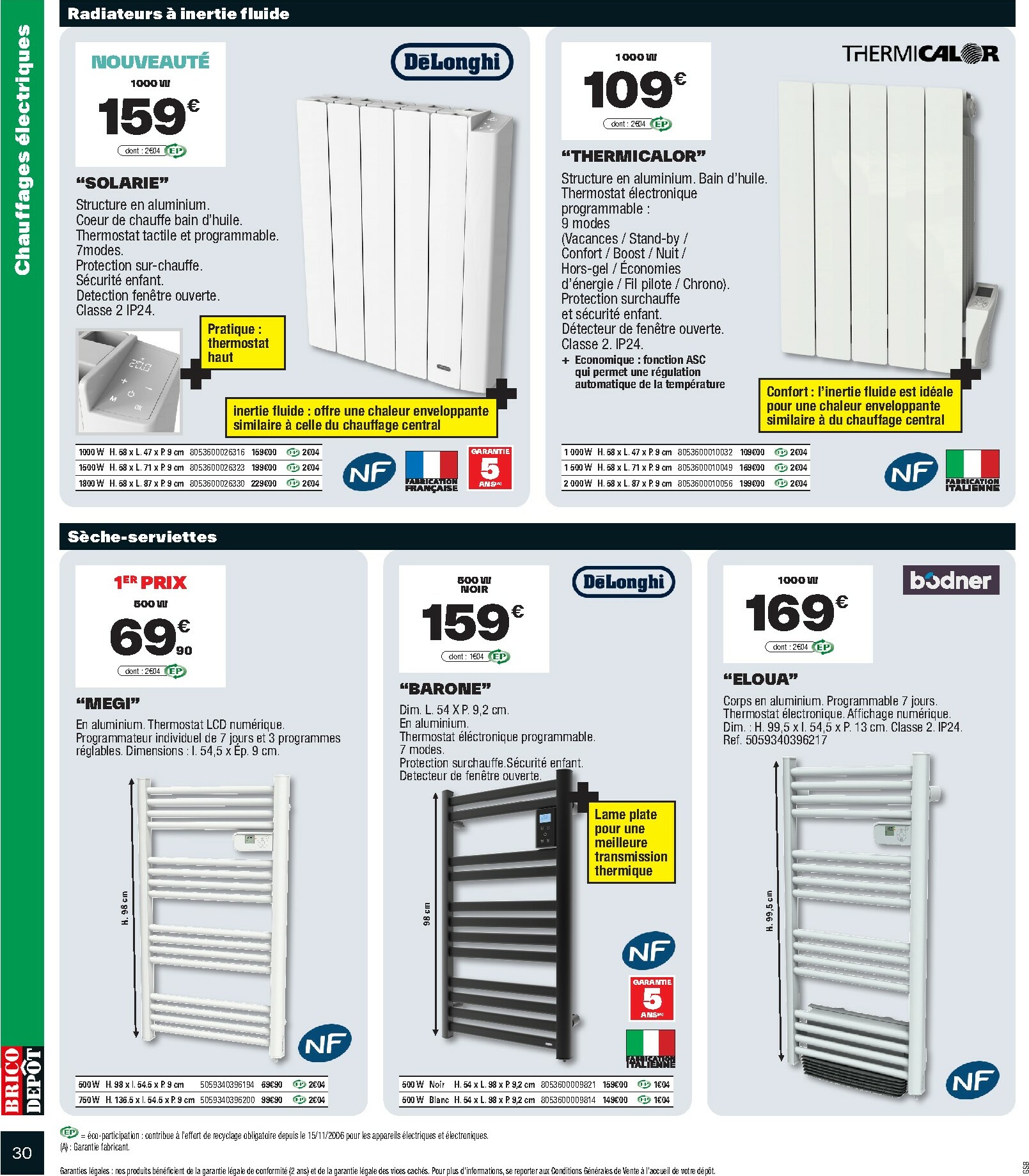 brico-depot - Catalogue Brico Dépôt valable du 10/10 au 23/10 - page: 30 brico-depot - Catalogue Brico Dépôt valable du 10/10 au 23/10 - page: 30