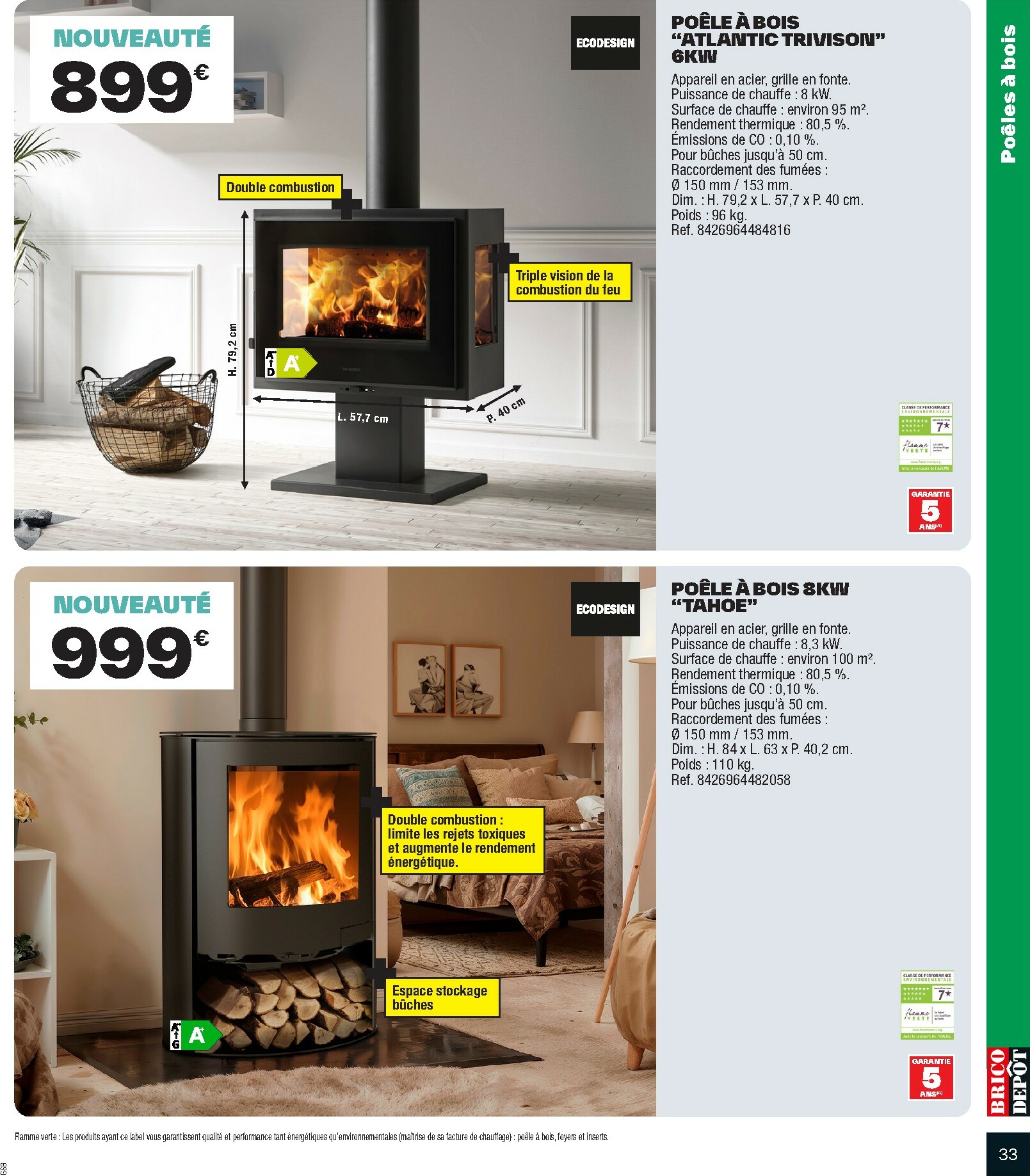 brico-depot - Catalogue Brico Dépôt valable du 10/10 au 23/10 - page: 33 brico-depot - Catalogue Brico Dépôt valable du 10/10 au 23/10 - page: 33