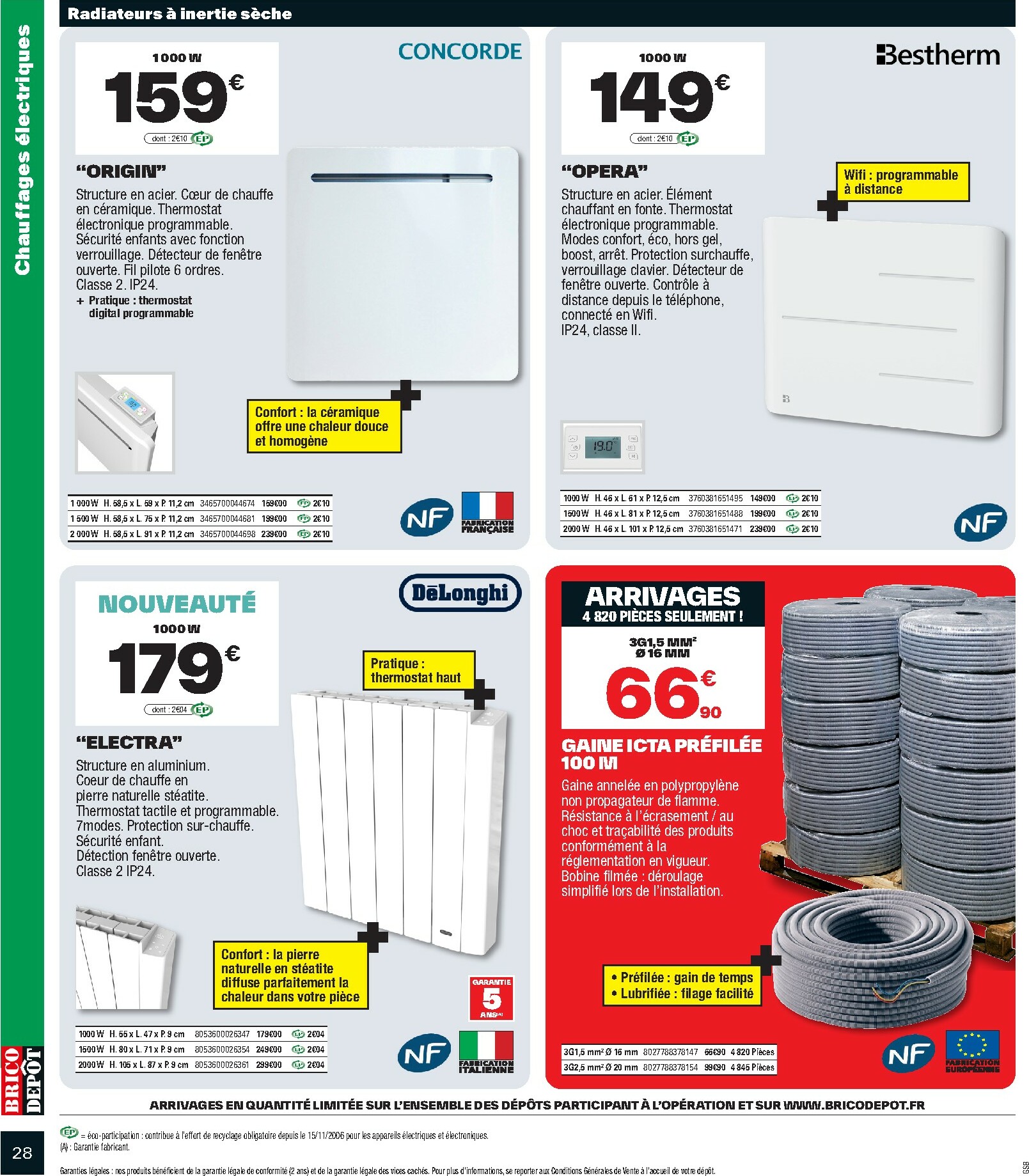 brico-depot - Catalogue Brico Dépôt valable du 10/10 au 23/10 - page: 28 brico-depot - Catalogue Brico Dépôt valable du 10/10 au 23/10 - page: 28