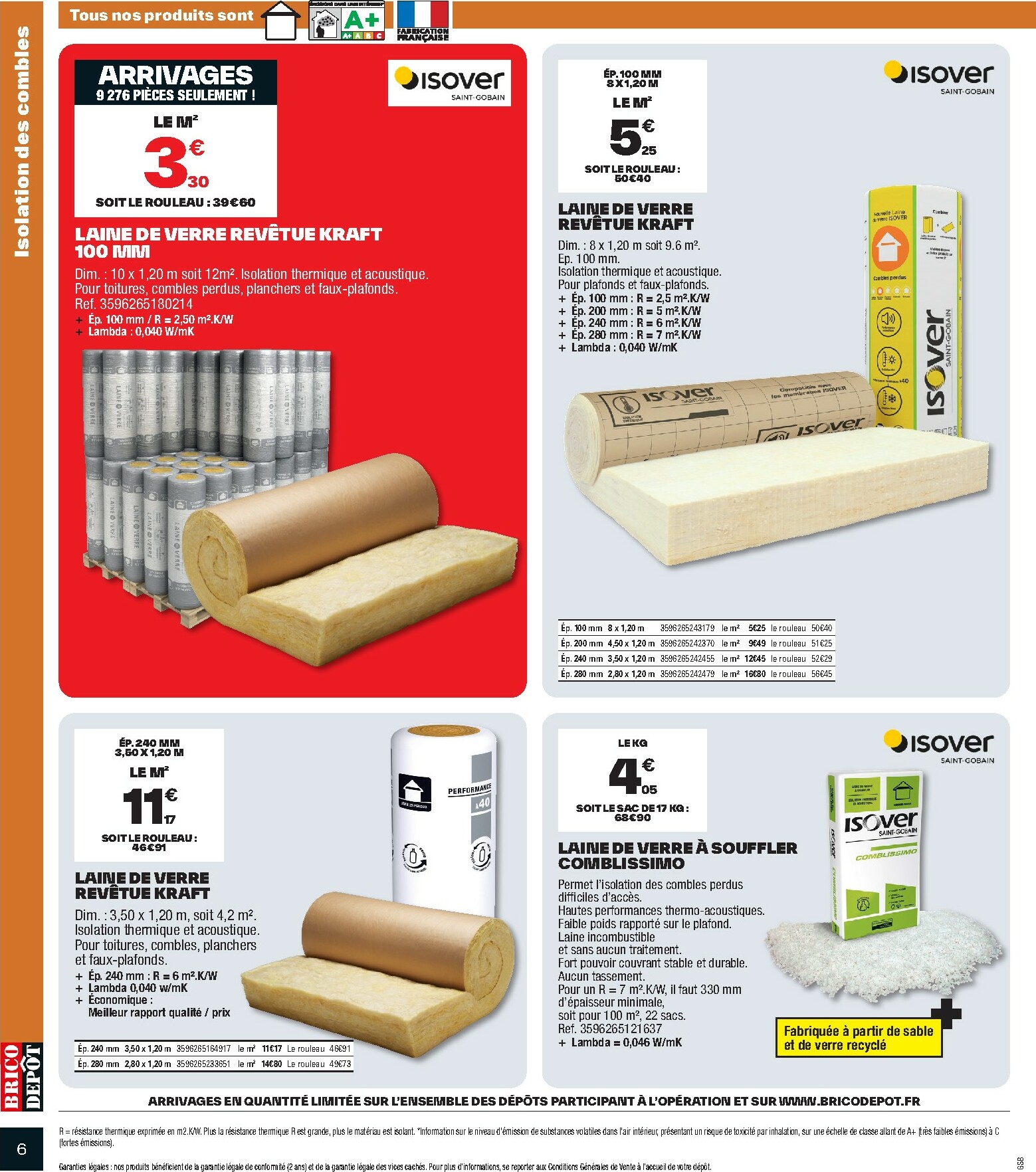 brico-depot - Catalogue Brico Dépôt valable du 10/10 au 23/10 - page: 6 brico-depot - Catalogue Brico Dépôt valable du 10/10 au 23/10 - page: 6