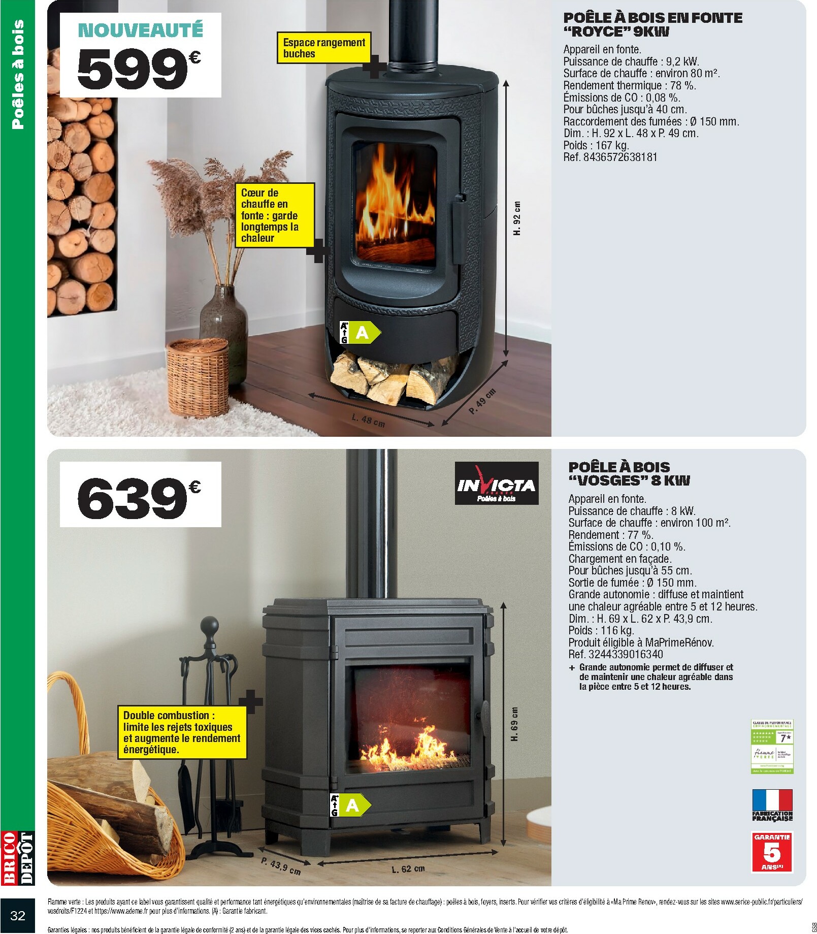 brico-depot - Catalogue Brico Dépôt valable du 10/10 au 23/10 - page: 32 brico-depot - Catalogue Brico Dépôt valable du 10/10 au 23/10 - page: 32