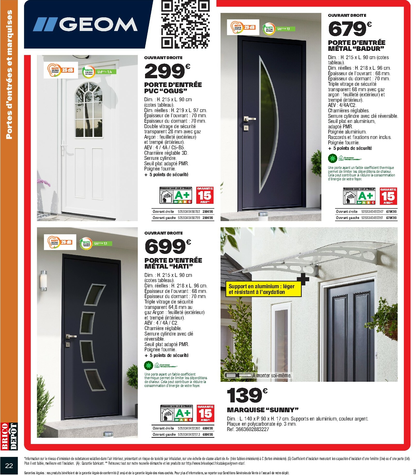 brico-depot - Catalogue Brico Dépôt valable du 10/10 au 23/10 - page: 22 brico-depot - Catalogue Brico Dépôt valable du 10/10 au 23/10 - page: 22