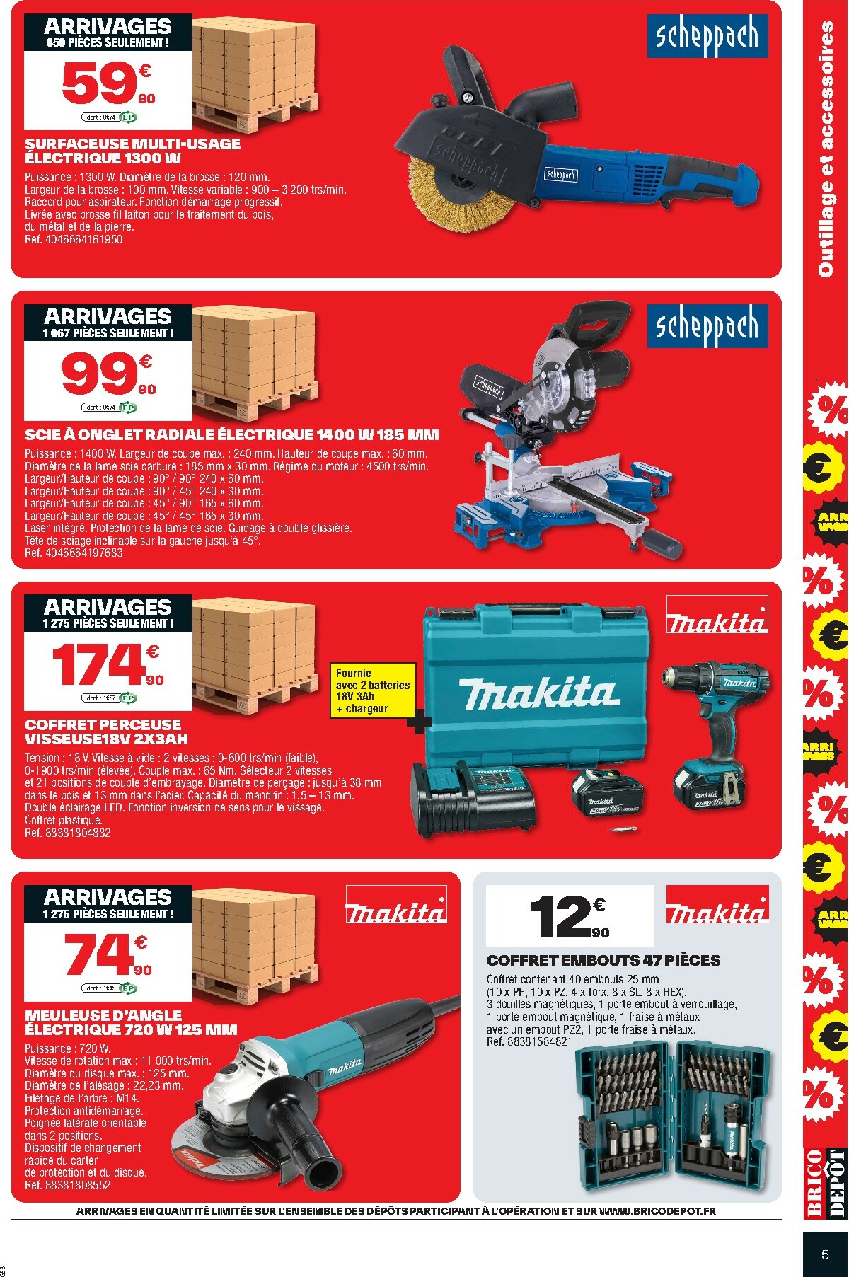 brico-depot - Catalogue Brico Dépôt valable du 24/10 au 07/11 - page: 5