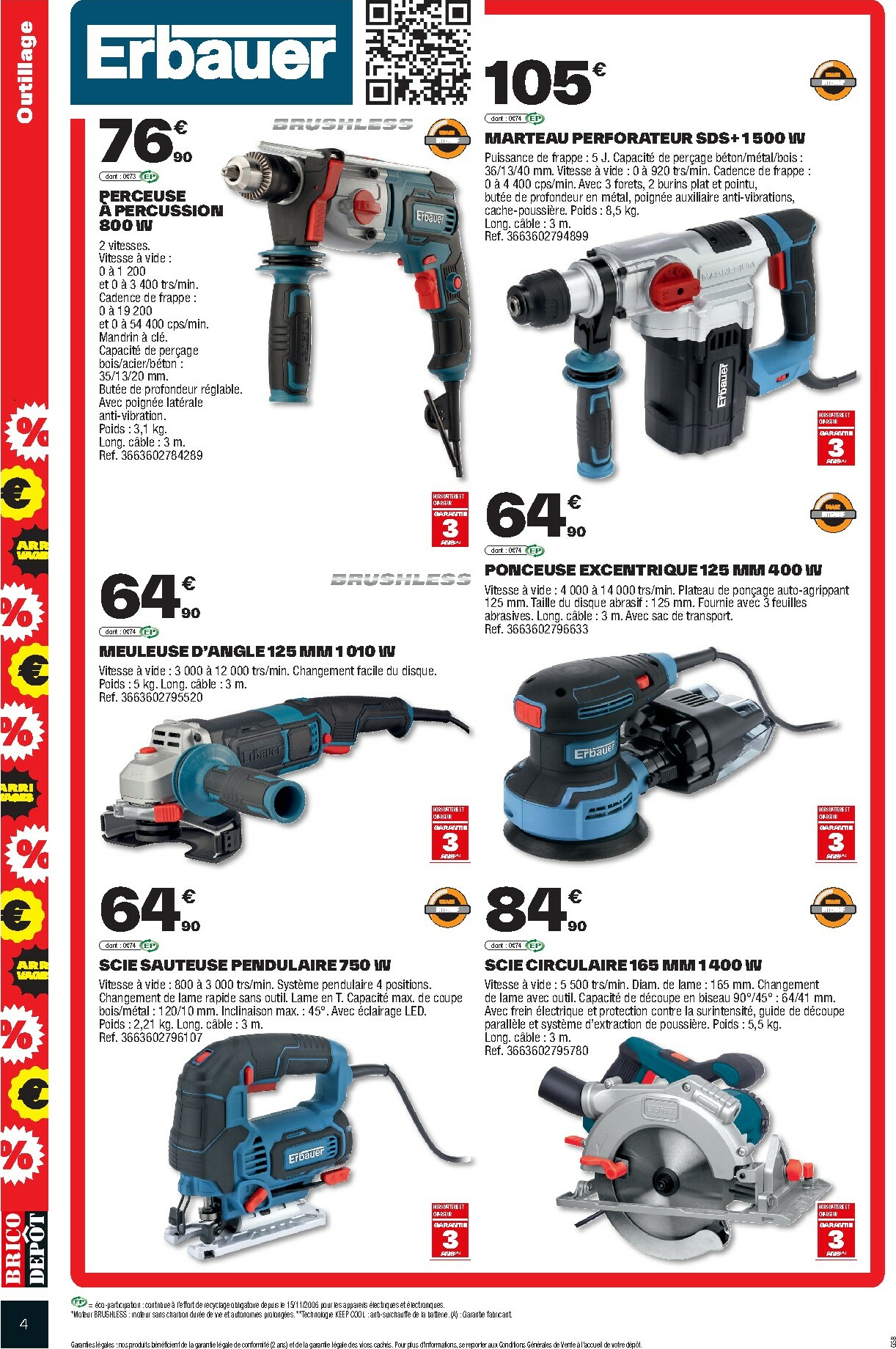 brico-depot - Catalogue Brico Dépôt valable du 24/10 au 07/11 - page: 4