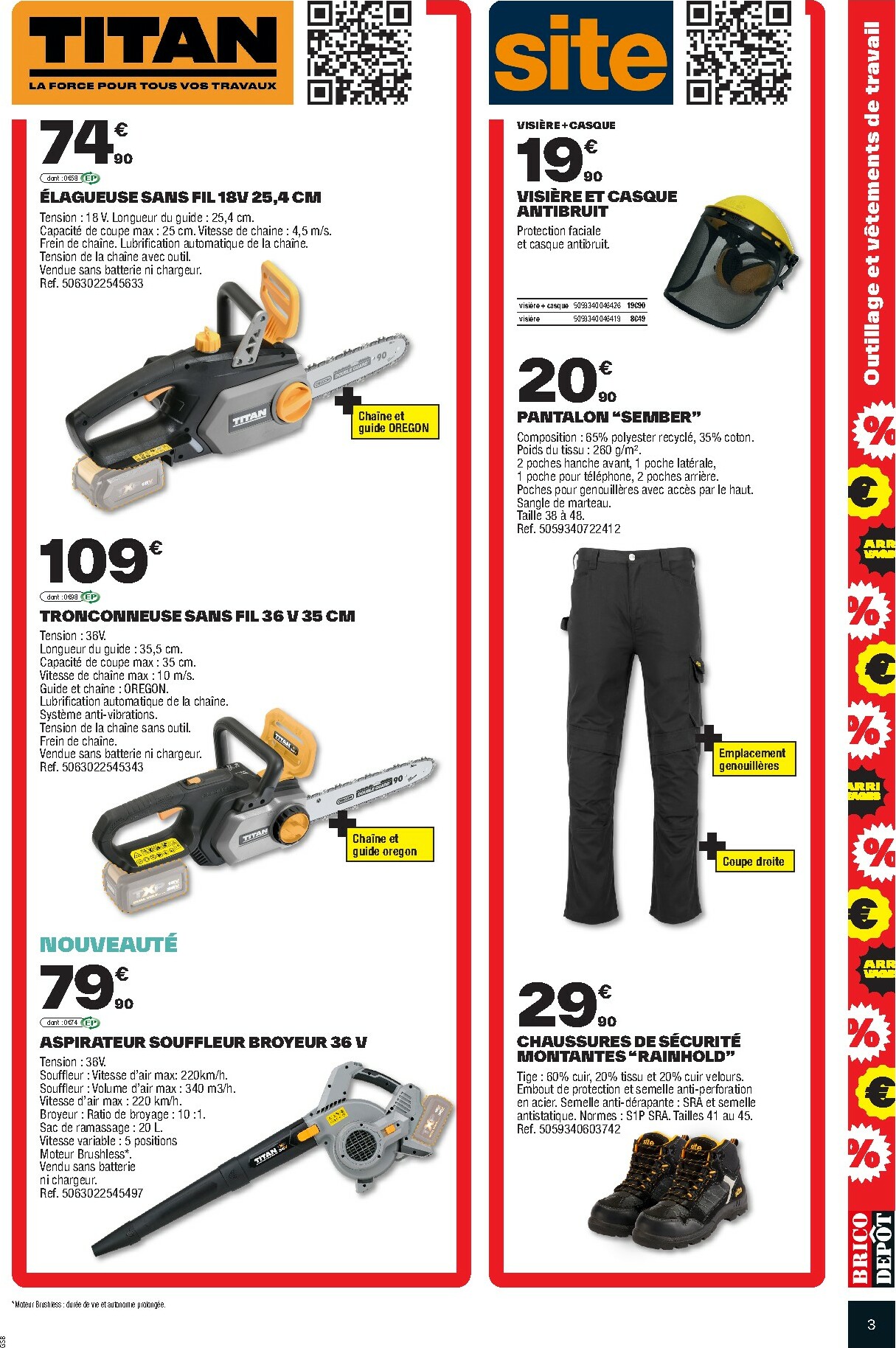 brico-depot - Catalogue Brico Dépôt valable du 24/10 au 07/11 - page: 3
