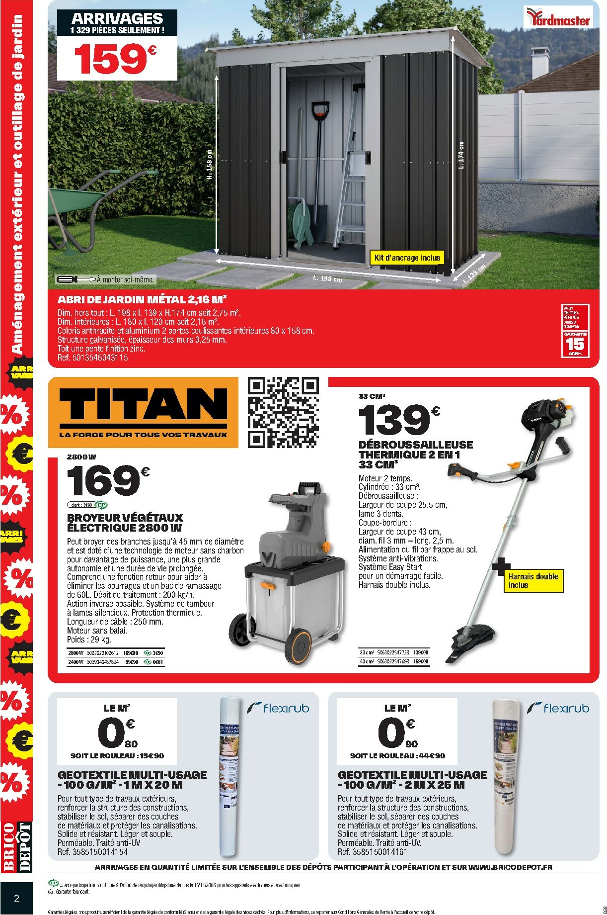 brico-depot - Catalogue Brico Dépôt valable du 24/10 au 07/11 - page: 2