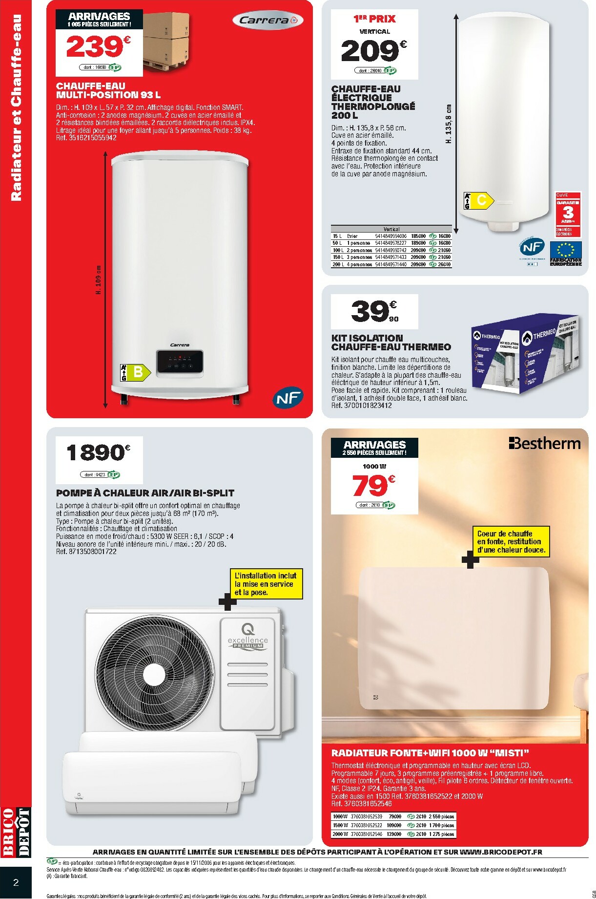 brico-depot - Catalogue Brico Dépôt valable du 08/11 au 21/11 - page: 2