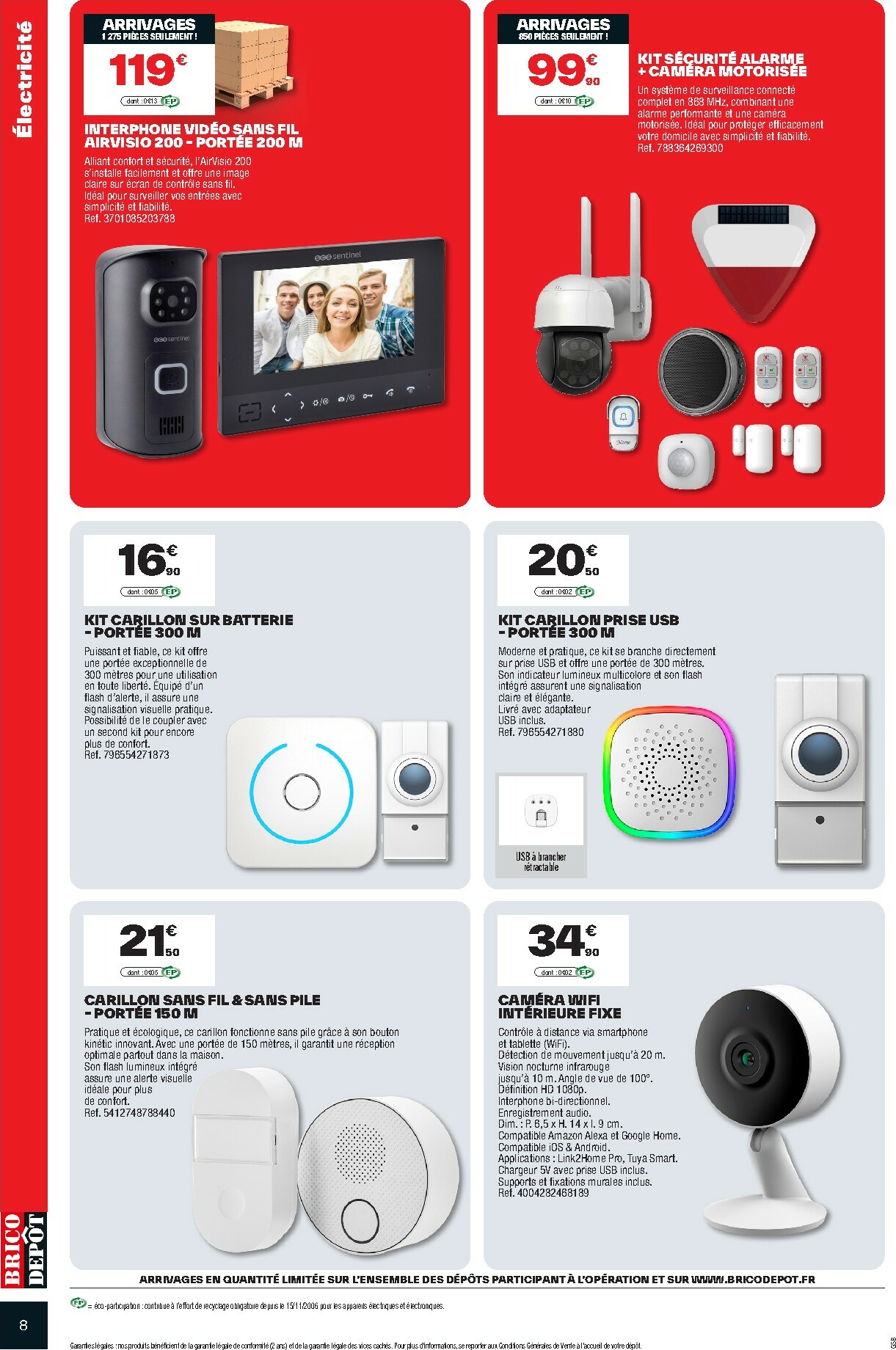 brico-depot - Catalogue Brico Dépôt valable du 08/11 au 21/11 - page: 8