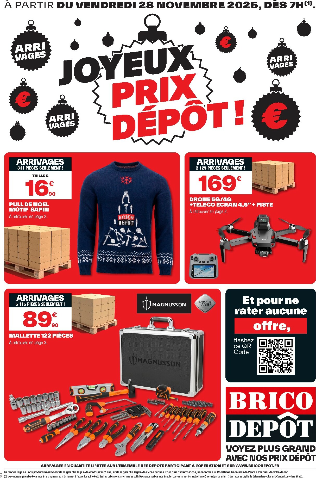 brico-depot - Catalogue Brico Dépôt valable du 28/11 au 25/12 - page: 1