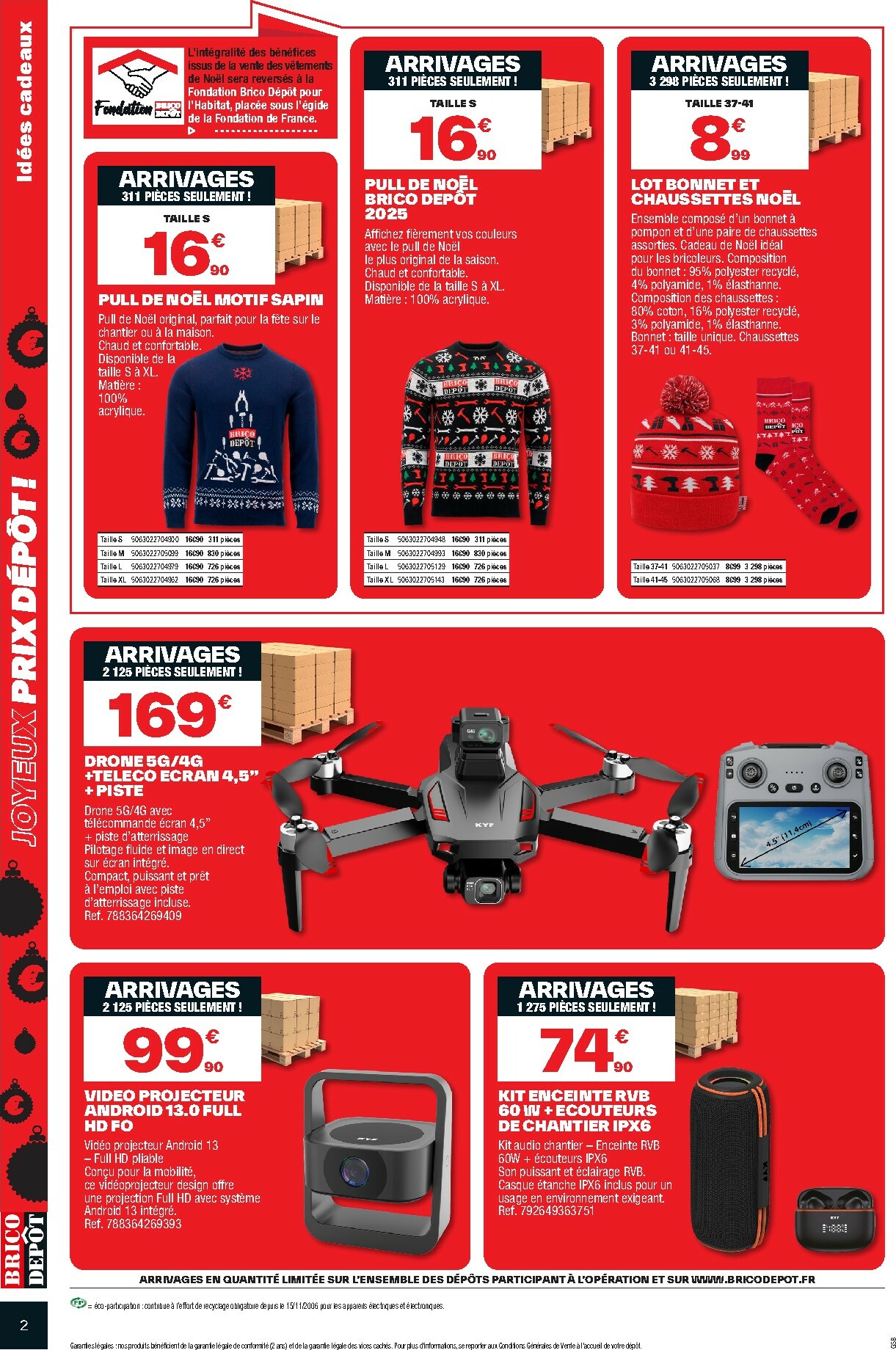brico-depot - Catalogue Brico Dépôt valable du 28/11 au 25/12 - page: 2