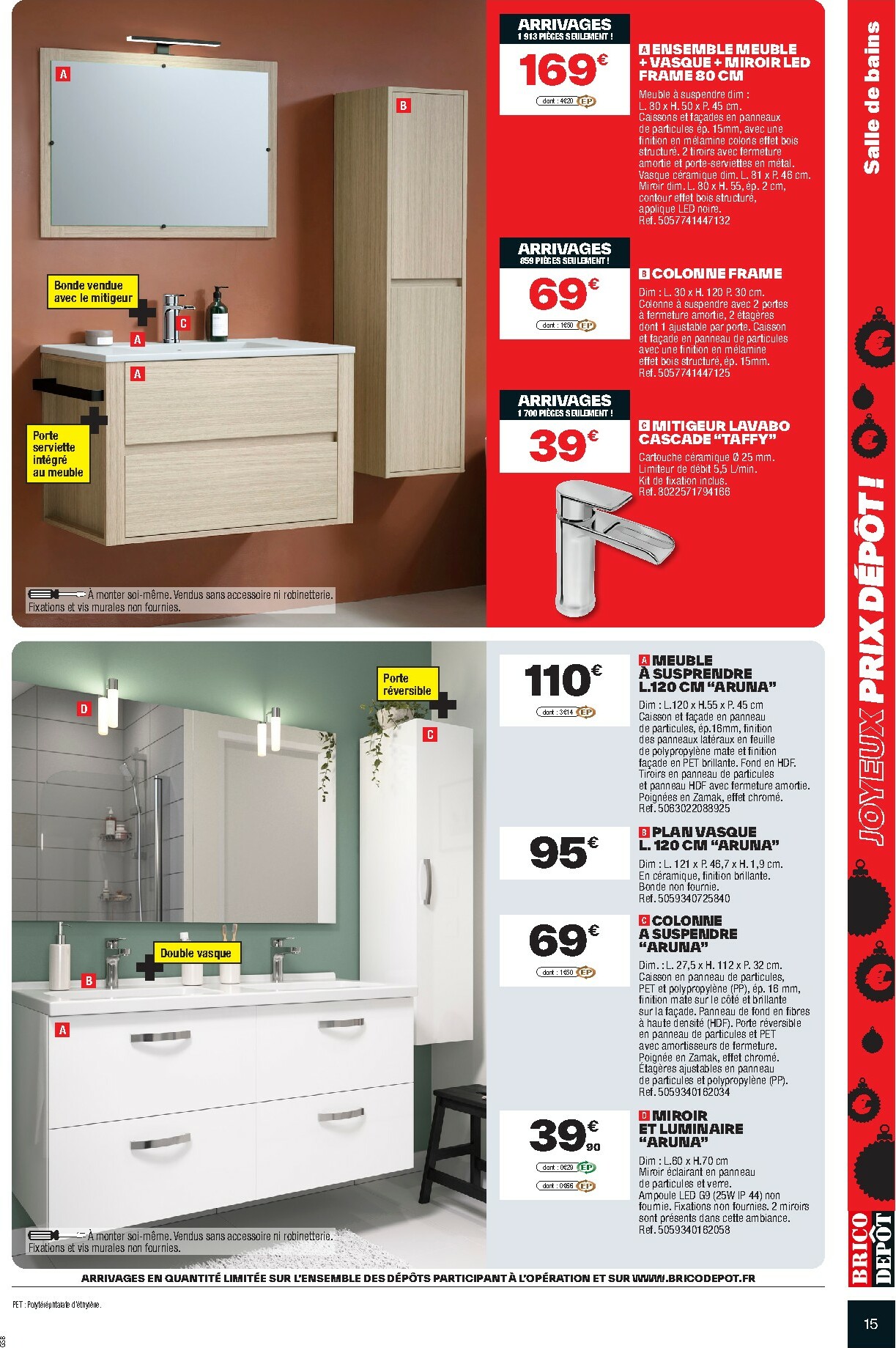 brico-depot - Catalogue Brico Dépôt valable du 28/11 au 25/12 - page: 15