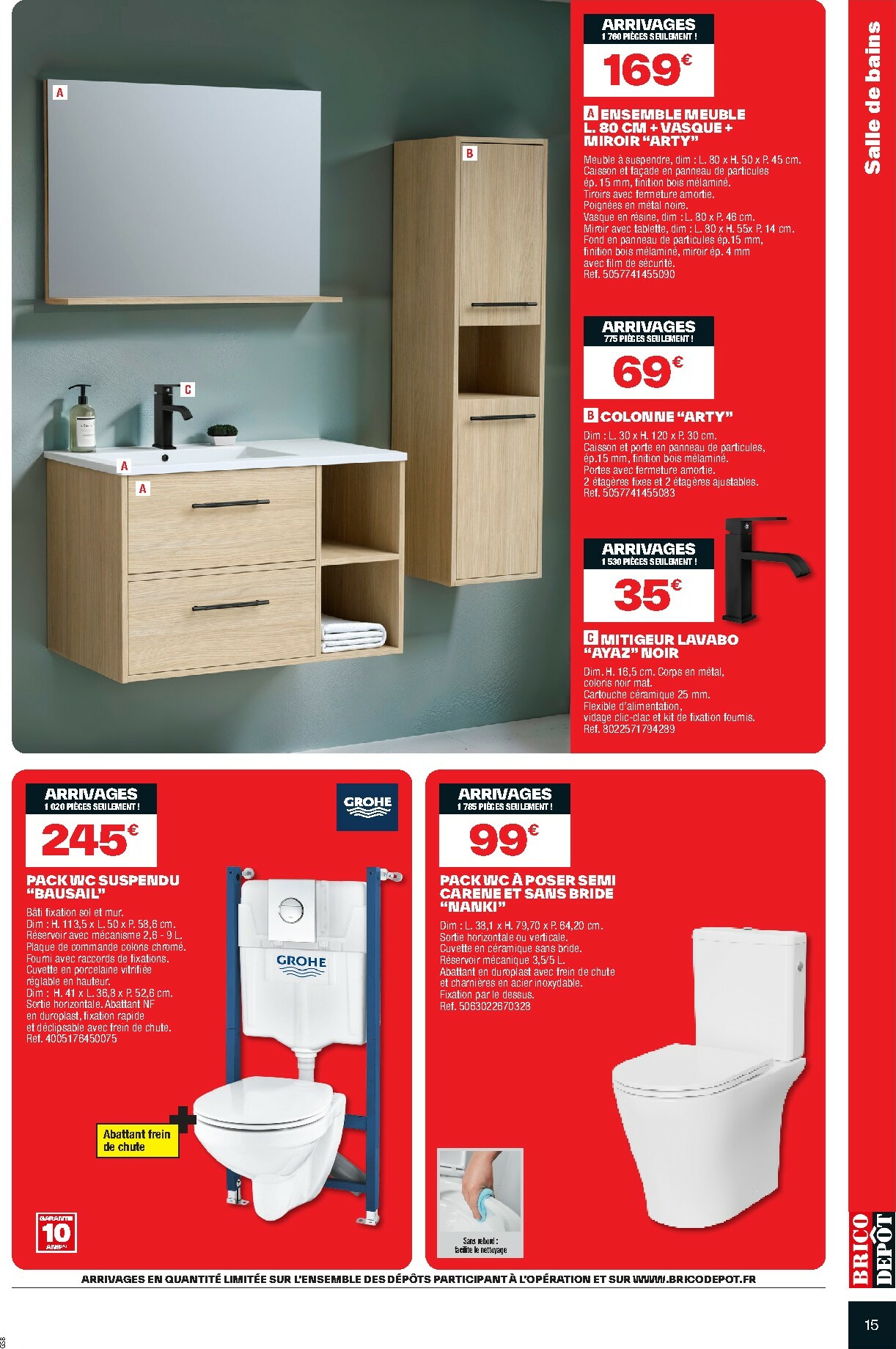 brico-depot - Catalogue Brico Dépôt valable du 02/01 au 30/01 - page: 15