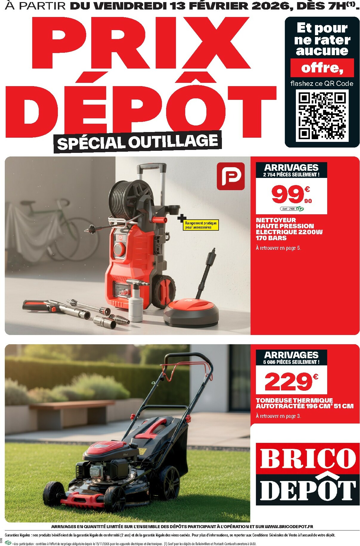 brico-depot - Catalogue Brico Dépôt valable du 13/02/2026 au 26/02/2026 - page: 1