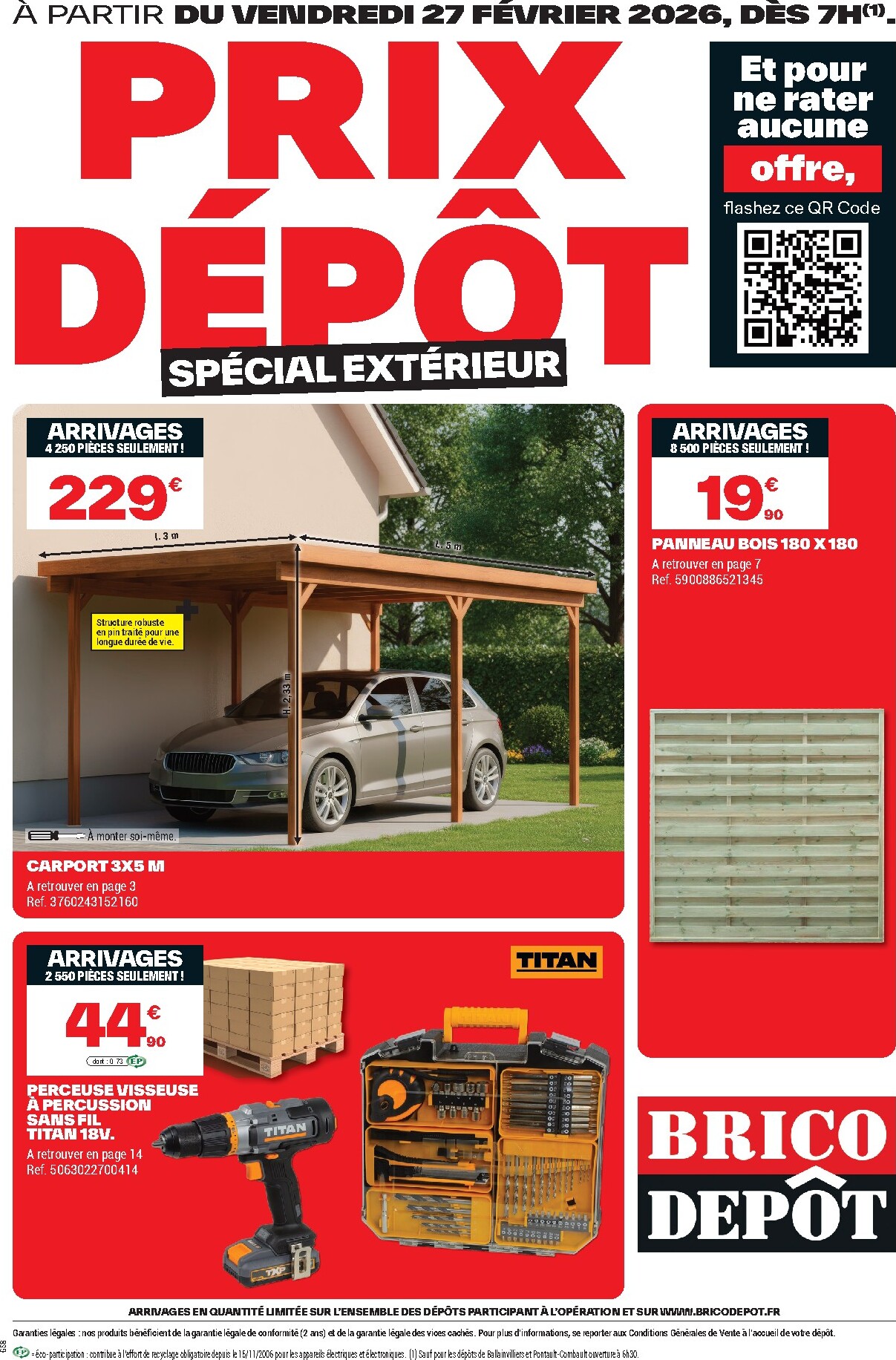 brico-depot - Catalogue Brico Dépôt valable du 27/02/2026 au 12/03/2026