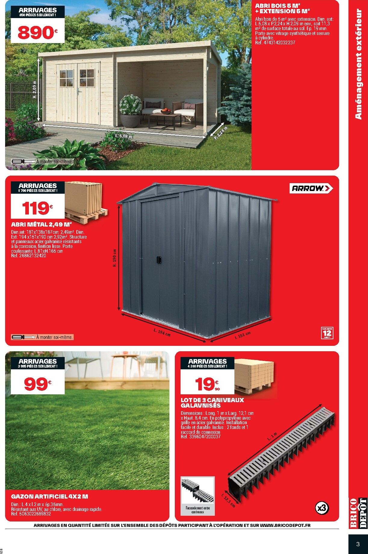 brico-depot - Catalogue Brico Dépôt valable du 20/03/2026 au 02/04/2026 - page: 3