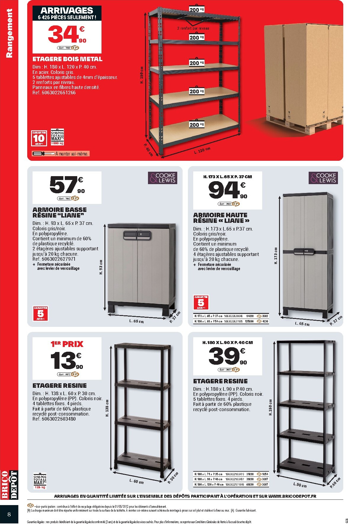 brico-depot - Catalogue Brico Dépôt valable du 27/03/2026 au 09/04/2026 - page: 8