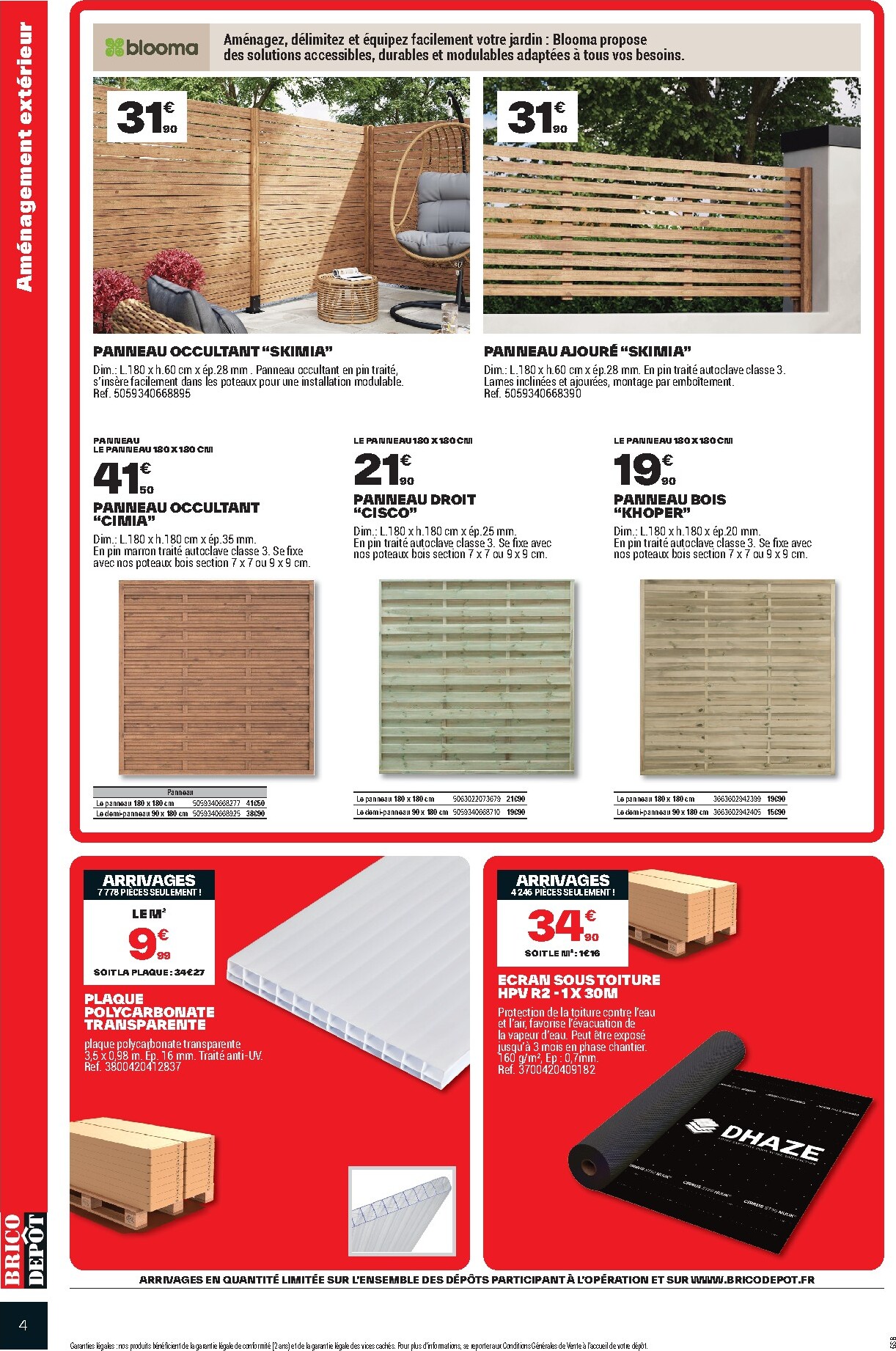 brico-depot - Catalogue Brico Dépôt valable du 27/03/2026 au 09/04/2026 - page: 4